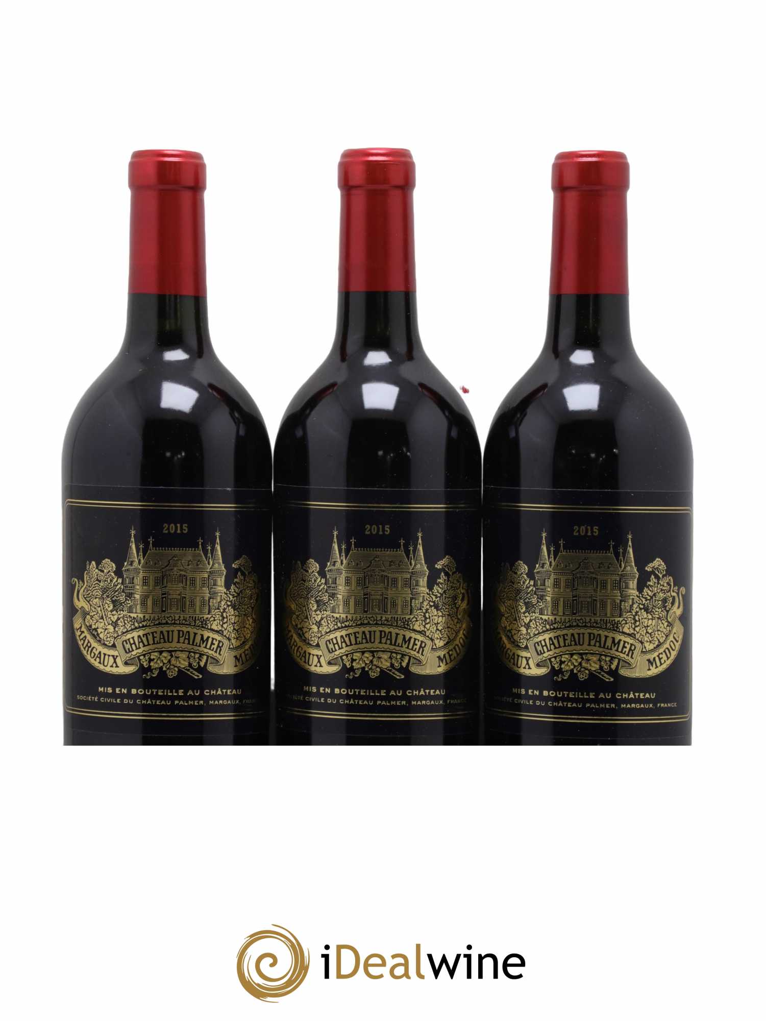 Château Palmer 3ème Grand Cru Classé 2015 - Lot de 3 bouteilles - 0