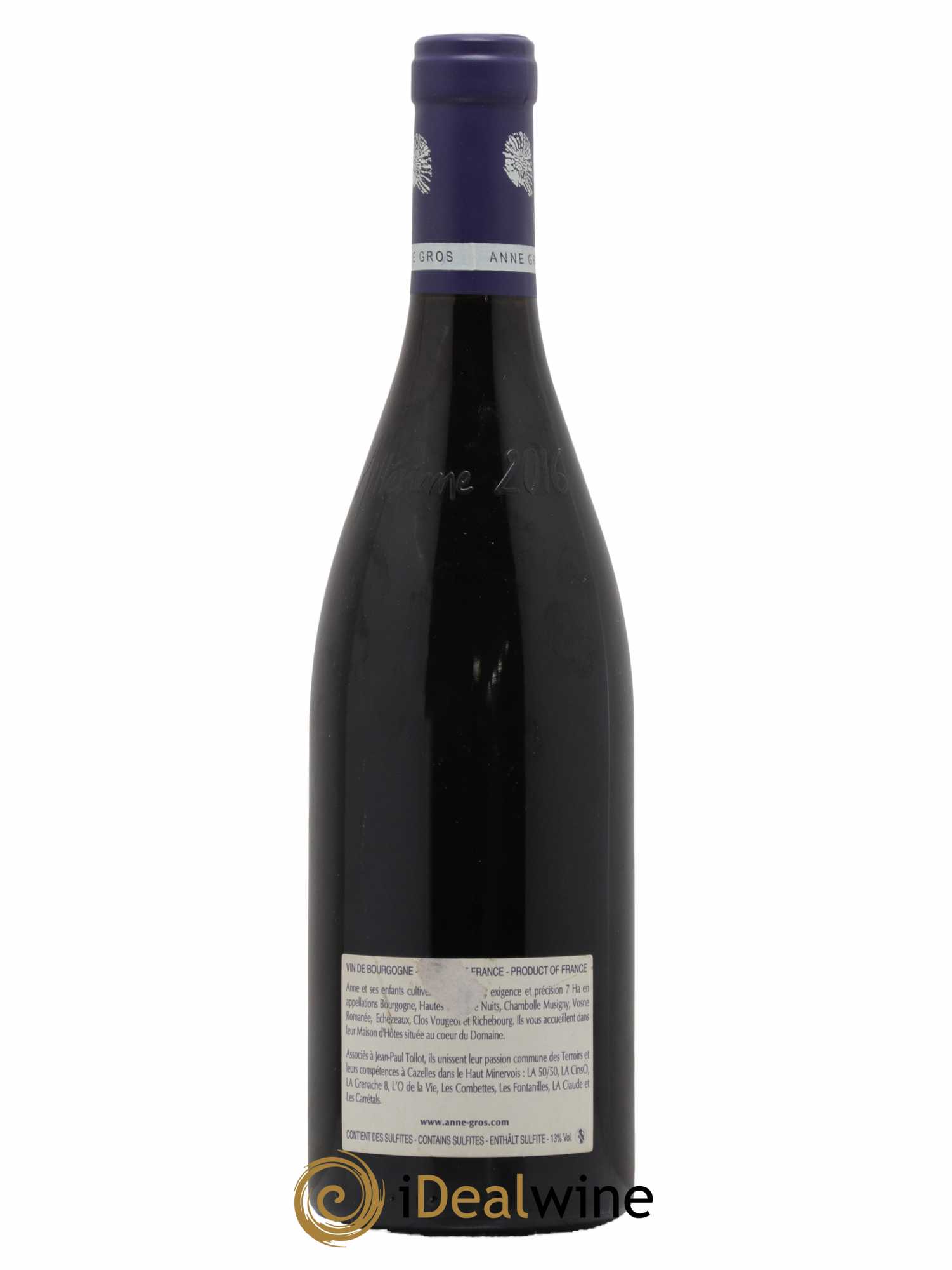 Echezeaux Grand Cru Les Loachausses Anne Gros 2016 - Lot de 1 bouteille - 1