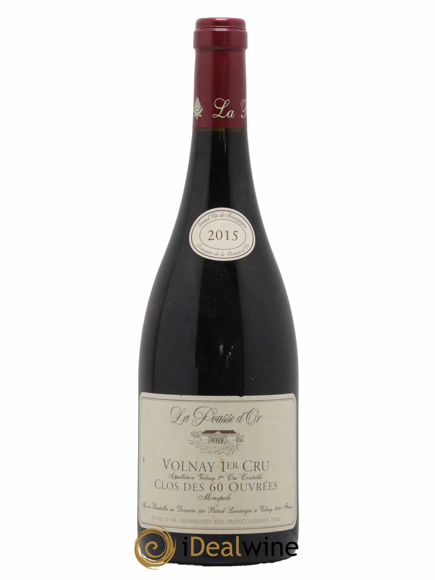 Volnay 1er Cru Clos des 60 ouvrées La Pousse d'Or (Domaine de) 2015 - Lot de 1 bouteille - 0