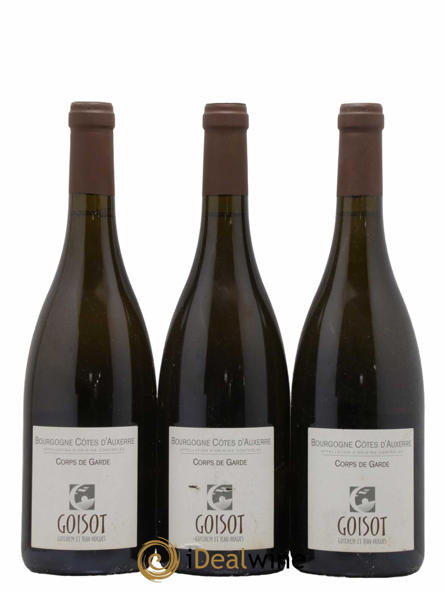Bourgogne Côtes d'Auxerre Corps de Garde Goisot 2015 - Lot de 3 bouteilles - 0