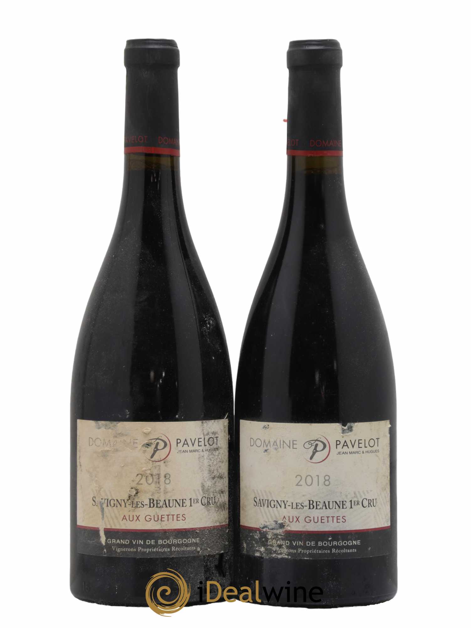 Savigny-lès-Beaune 1er Cru Aux Guettes Domaine Pavelot 2018 - Lot of 2 bottles - 0