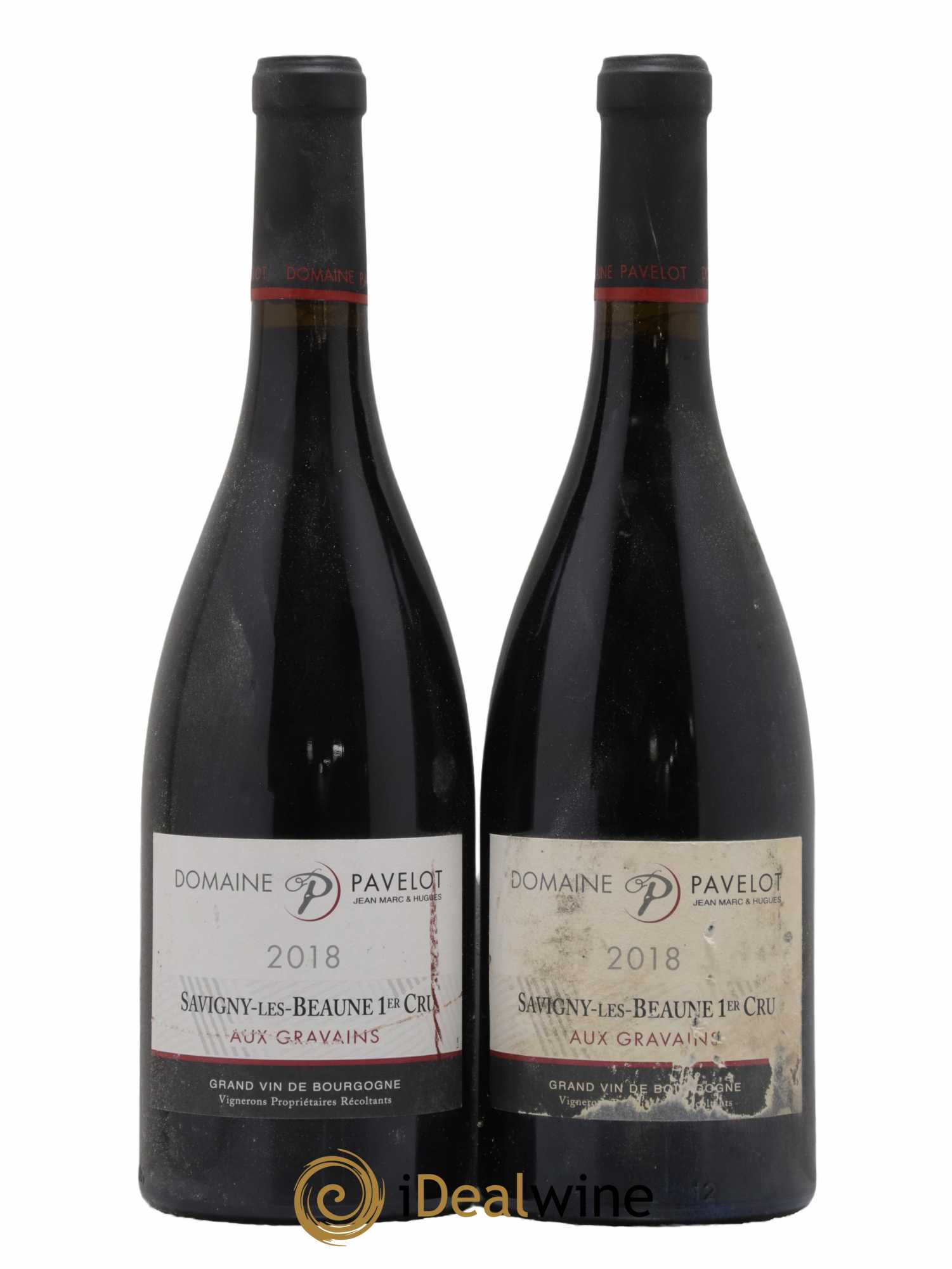 Savigny-lès-Beaune 1er Cru Aux Gravains Domaine Pavelot 2018 - Lot de 2 bouteilles - 0