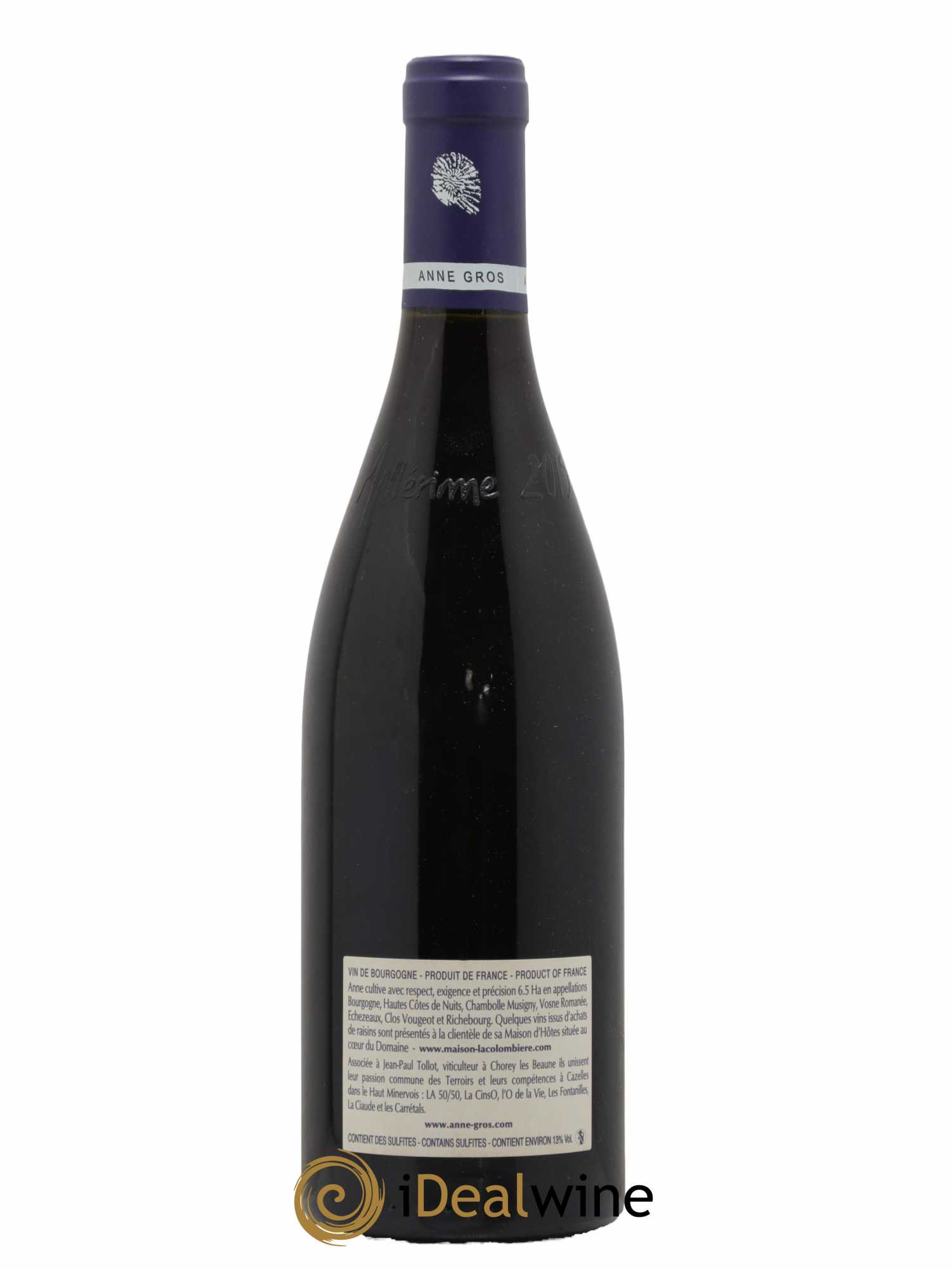 Richebourg Grand Cru Anne Gros 2015 - Lot de 1 bouteille - 1
