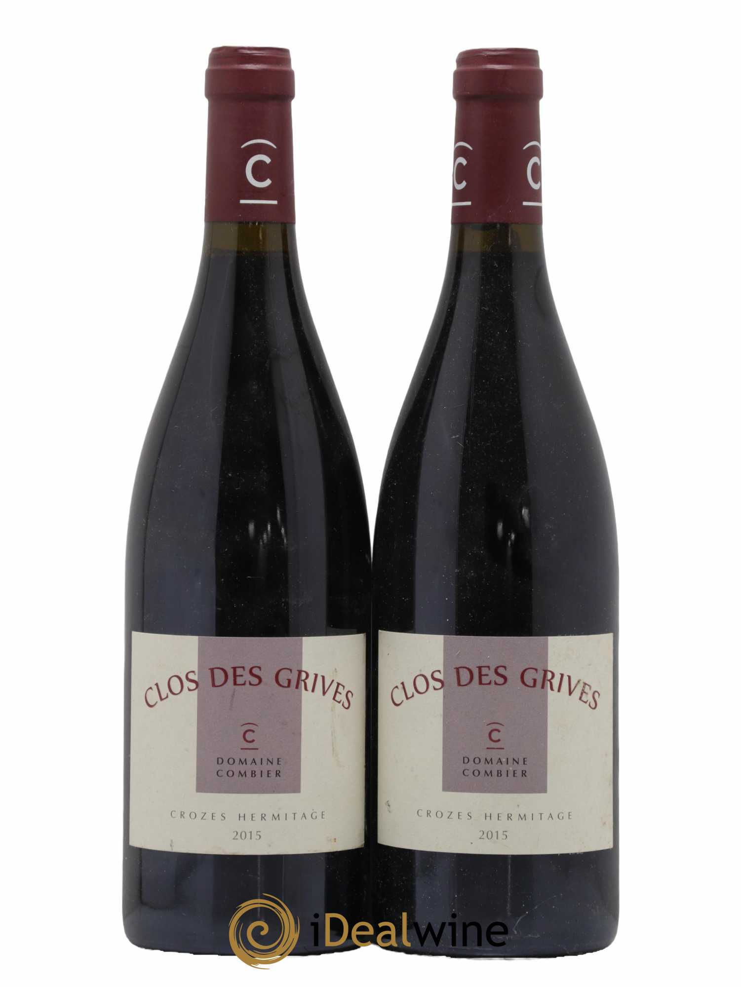Crozes-Hermitage Clos des Grives Laurent Combier 2015 - Lot de 2 bouteilles - 0