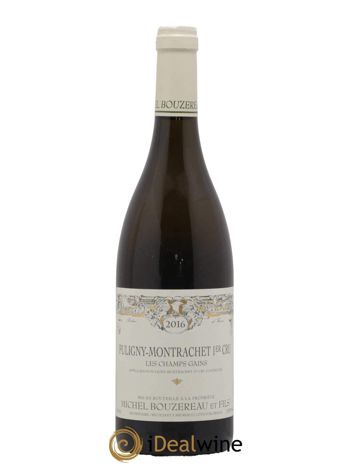 Puligny-Montrachet 1er Cru Les Champs Gains Michel Bouzereau et Fils (Domaine) 2016 - Lot de 1 bouteille - 0