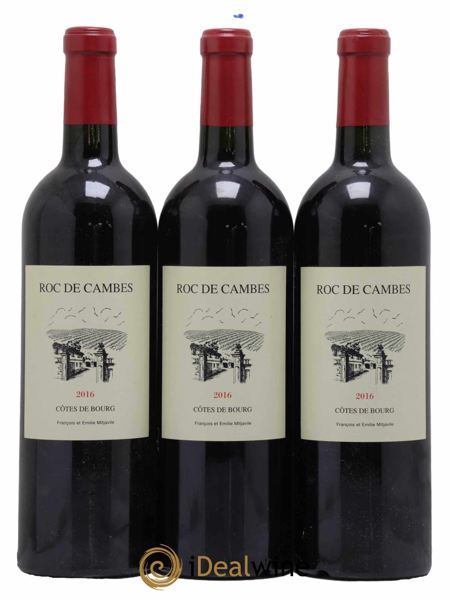 Roc de Cambes 2016 - Lot of 3 bottles - 0