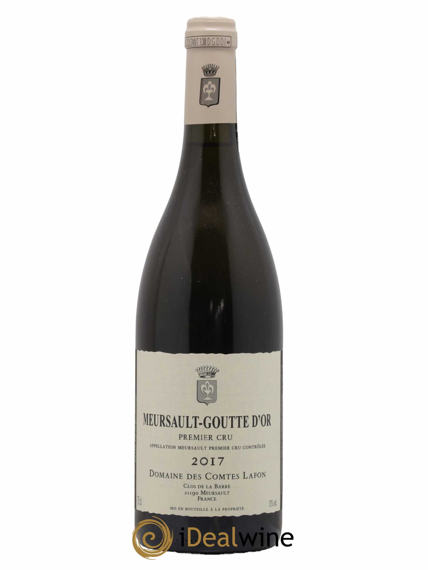 Meursault 1er Cru Goutte d'Or Comtes Lafon (Domaine des) 2017 - Lot de 1 bouteille - 0