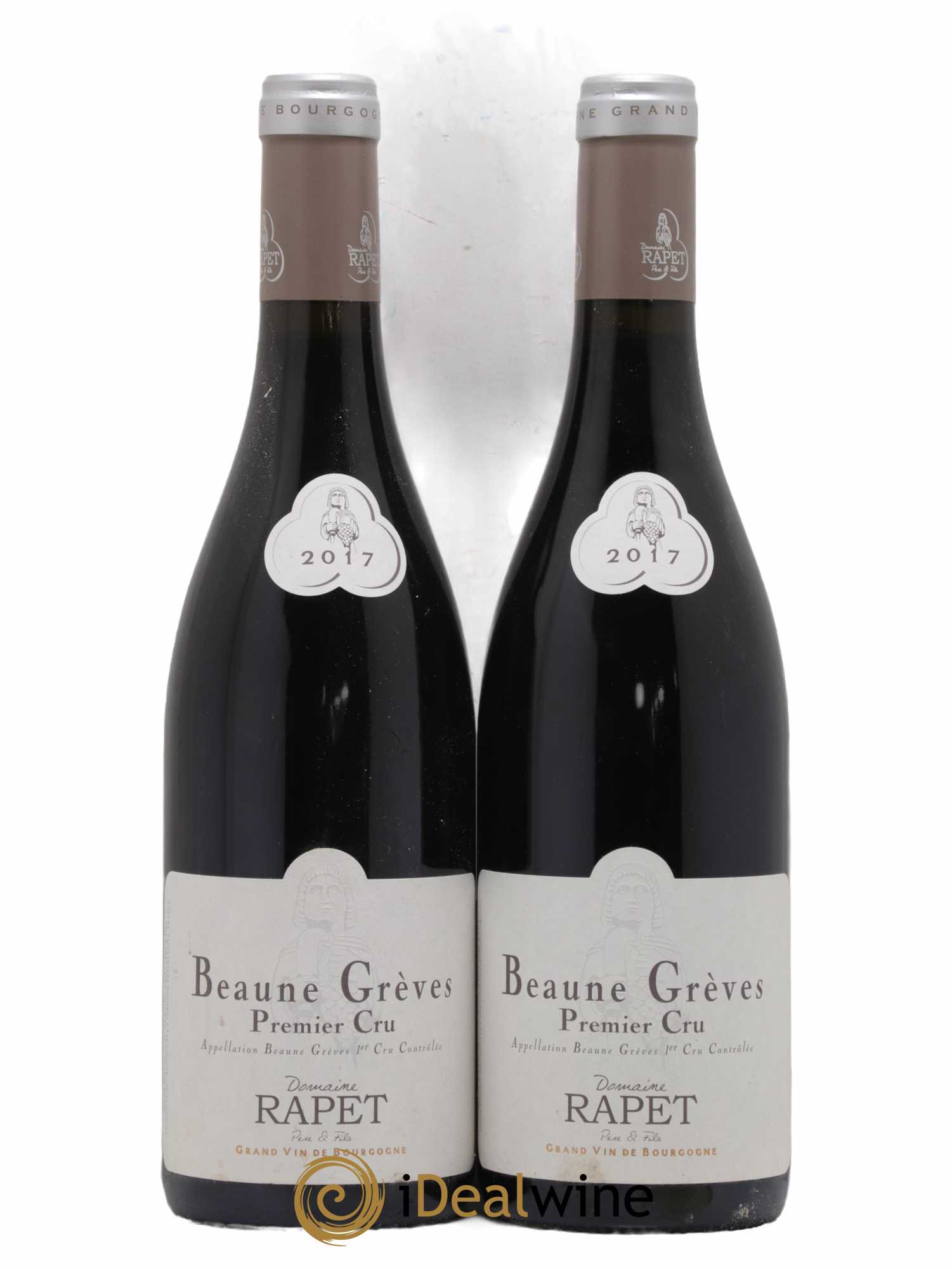 Beaune 1er Cru Grèves Rapet Père & Fils 2017 - Lot de 2 bouteilles - 0