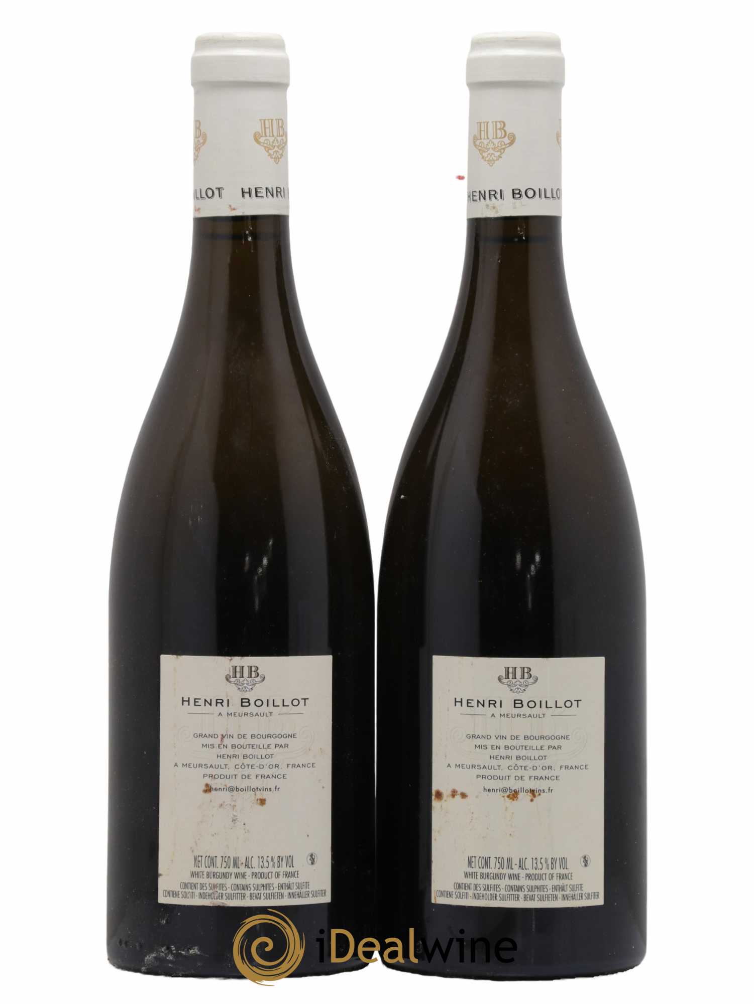 Puligny-Montrachet 1er Cru Clos de la Mouchère Henri Boillot (Domaine) 2017 - Lot de 2 bouteilles - 1