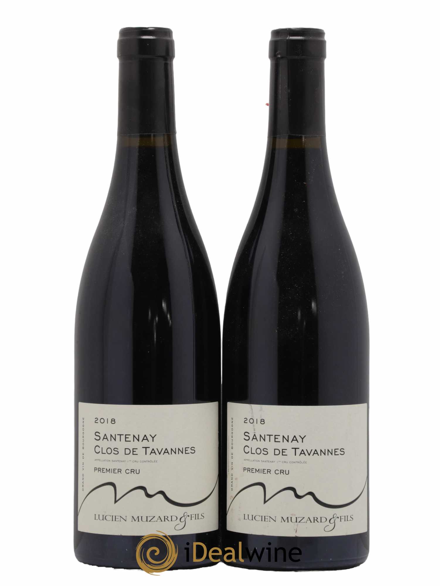 Santenay 1er Cru Clos de Tavannes Lucien Muzard et Fils 2018 - Lot de 2 bouteilles - 0