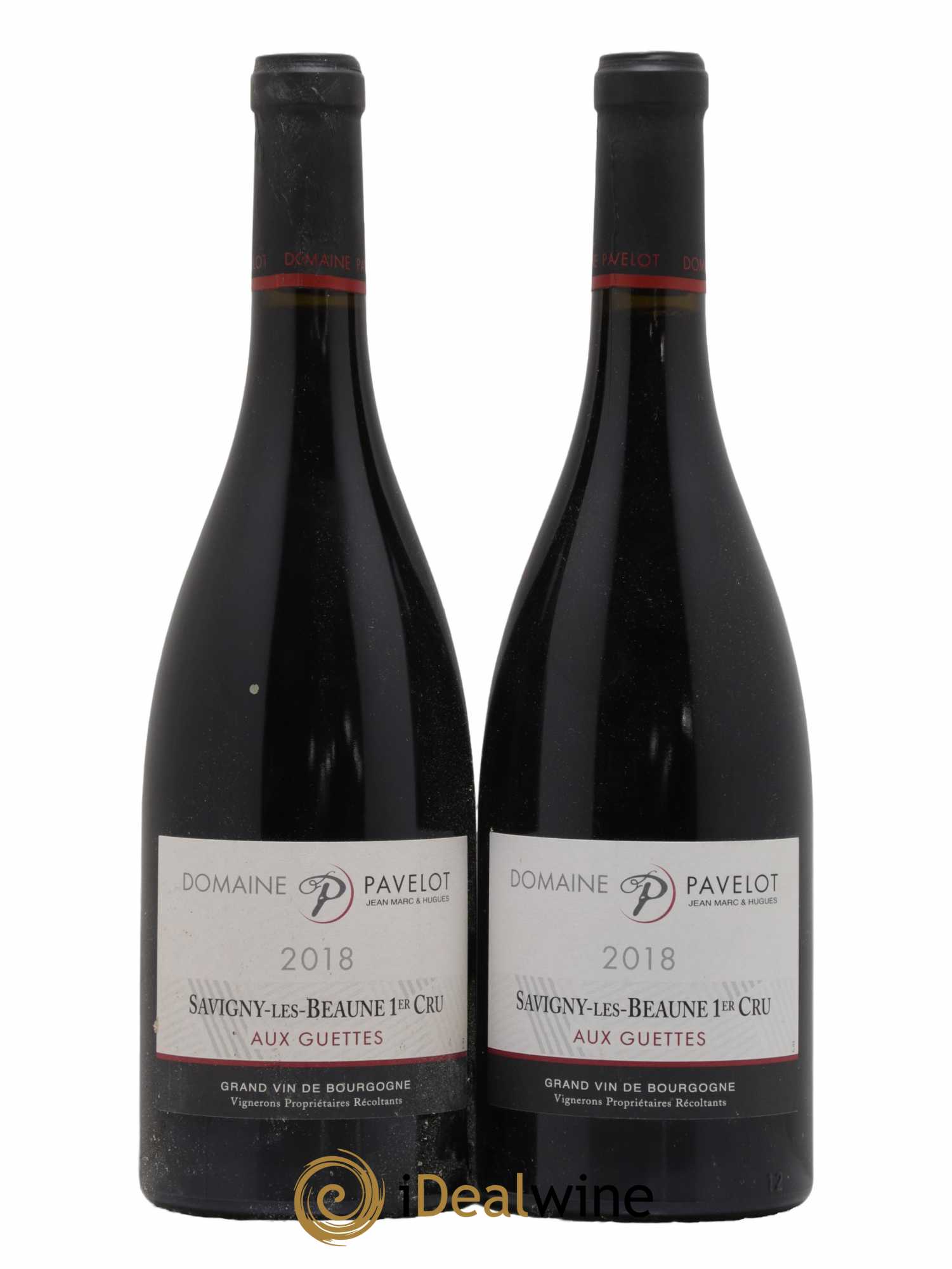 Savigny-lès-Beaune 1er Cru Aux Guettes Pavelot 2018 - Lot de 2 bouteilles - 0