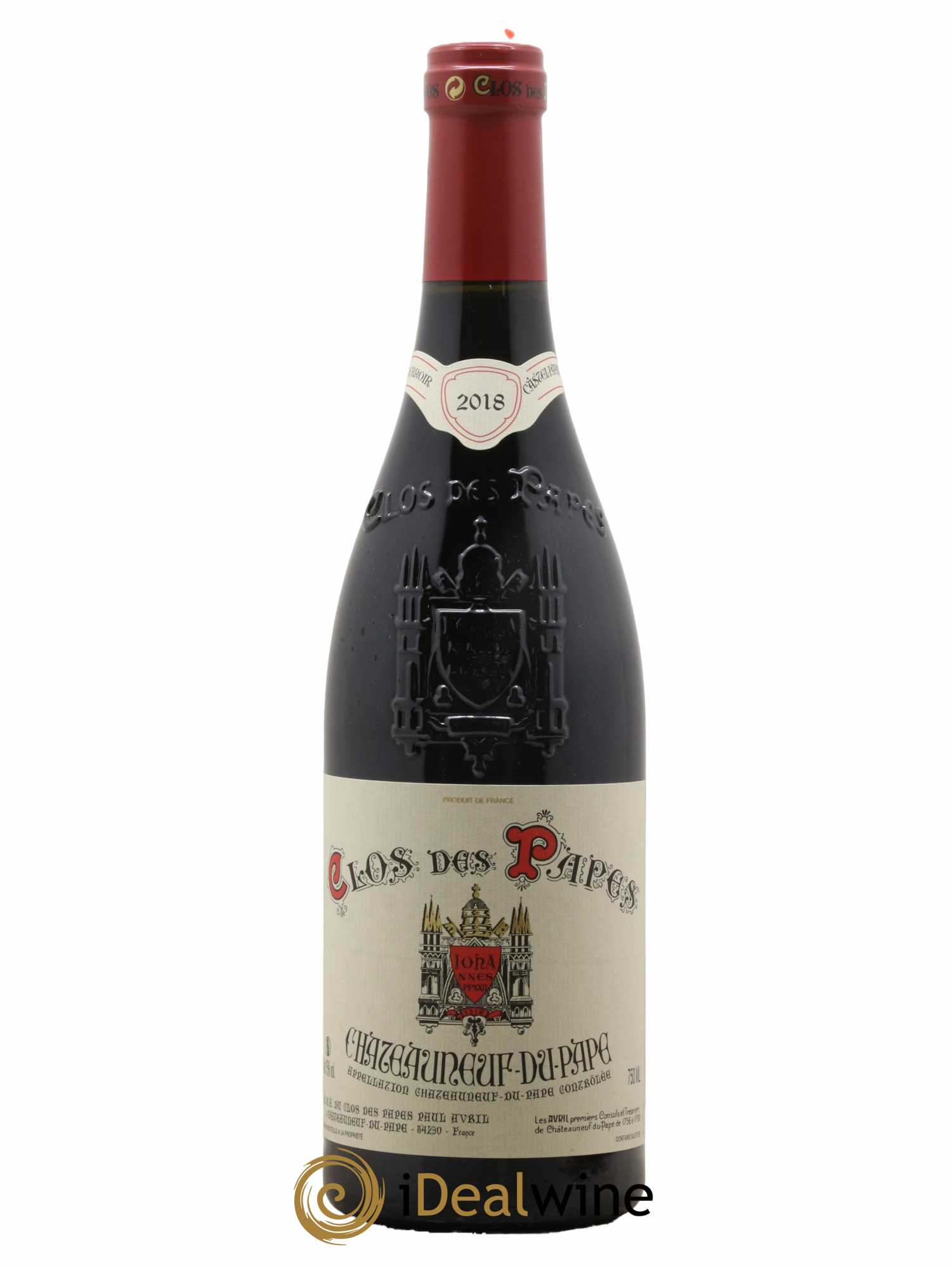 Châteauneuf-du-Pape Clos des Papes - Paul Avril 2018 - Lot de 1 bouteille - 0