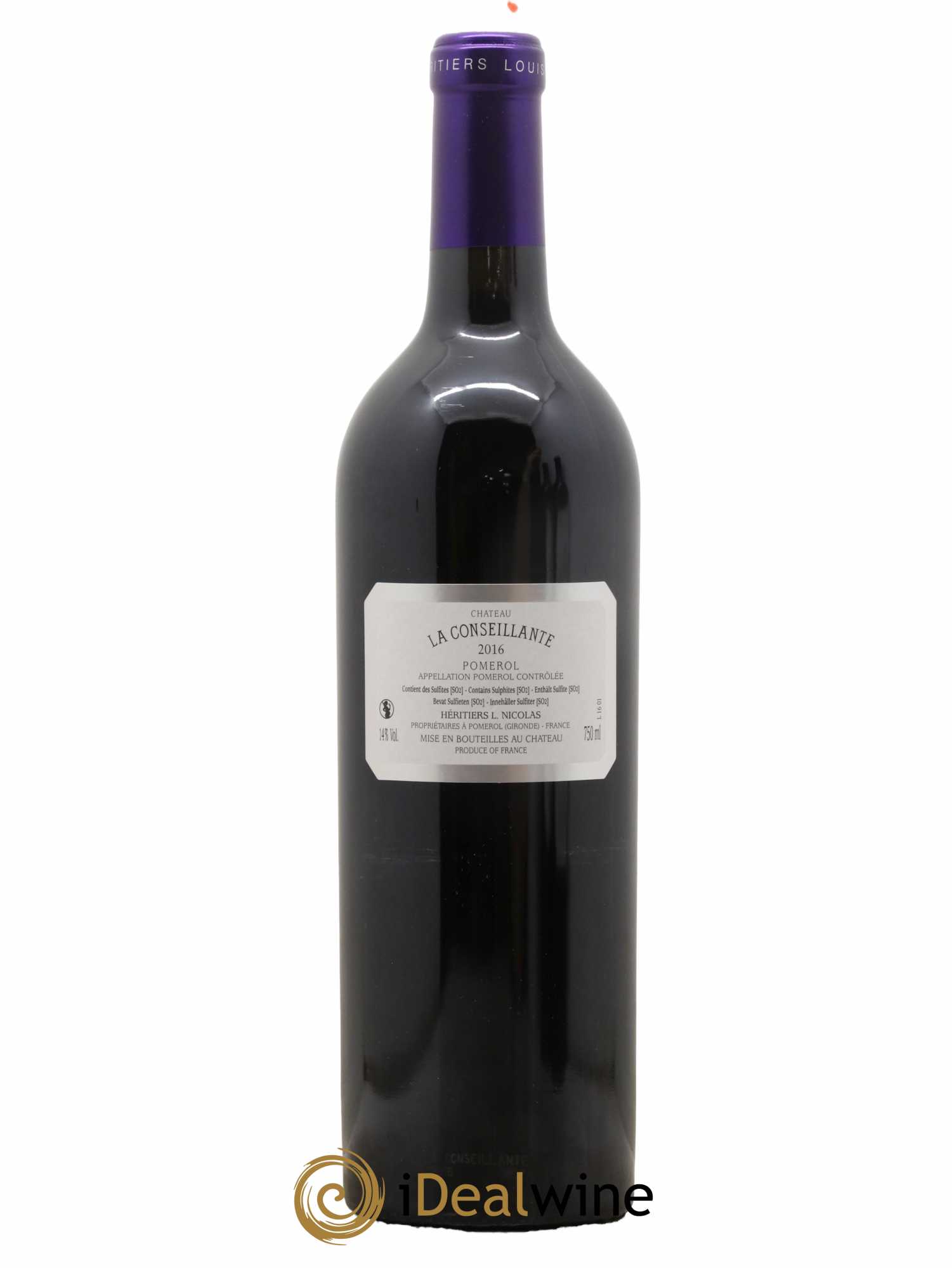 Château la Conseillante 2016 - Lot de 1 bouteille - 1