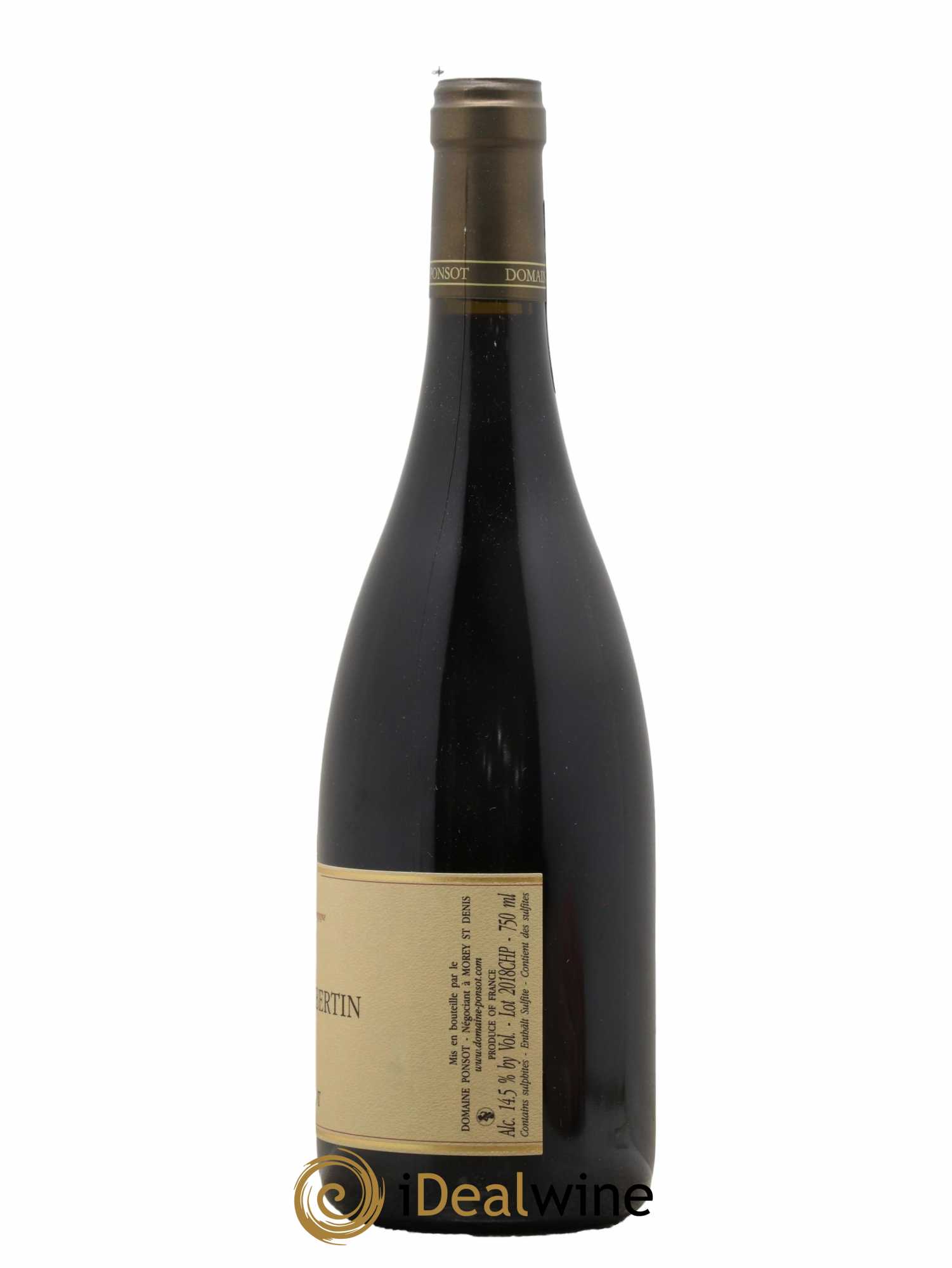 Chapelle-Chambertin Grand Cru Ponsot (Domaine) 2018 - Lot de 1 bouteille - 1
