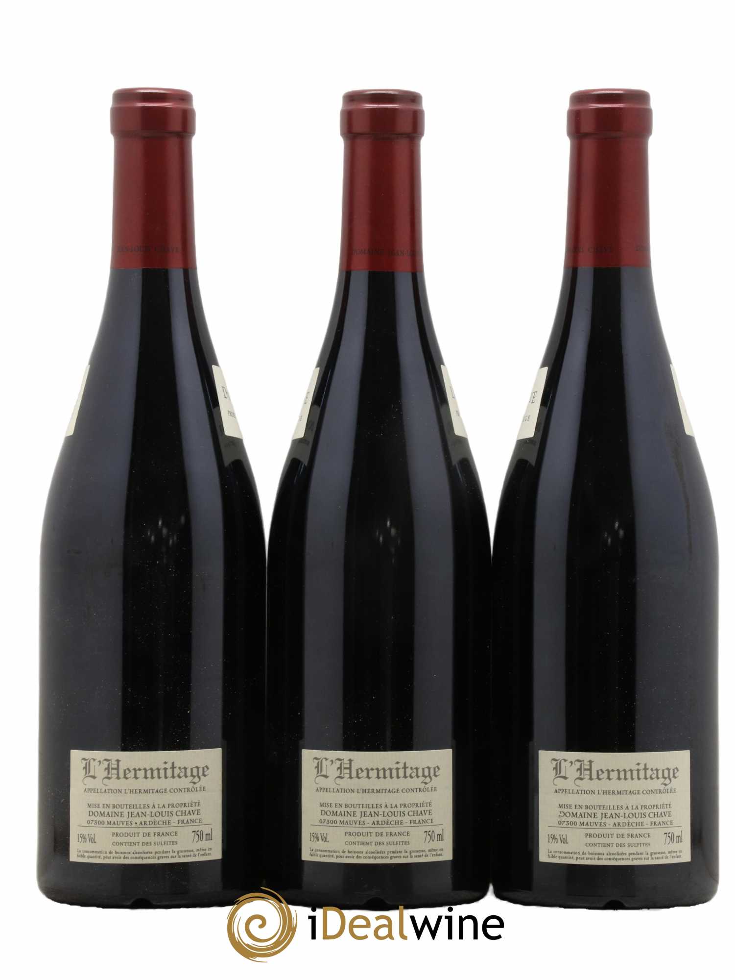 Hermitage Jean-Louis Chave 2017 - Lot de 3 bouteilles - 1