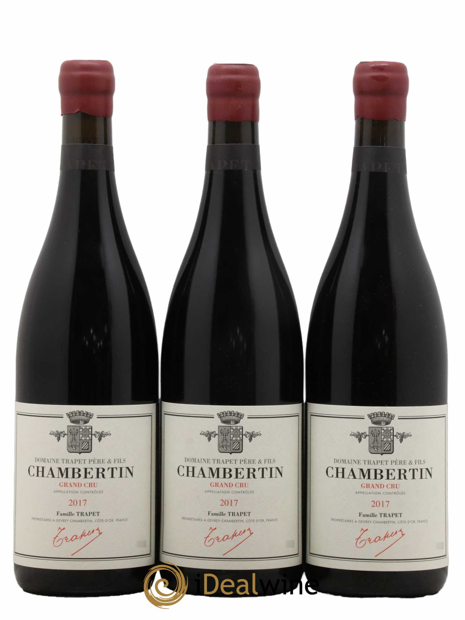 Chambertin Grand Cru Domaine Trapet 2017 - Lot de 3 bouteilles - 0