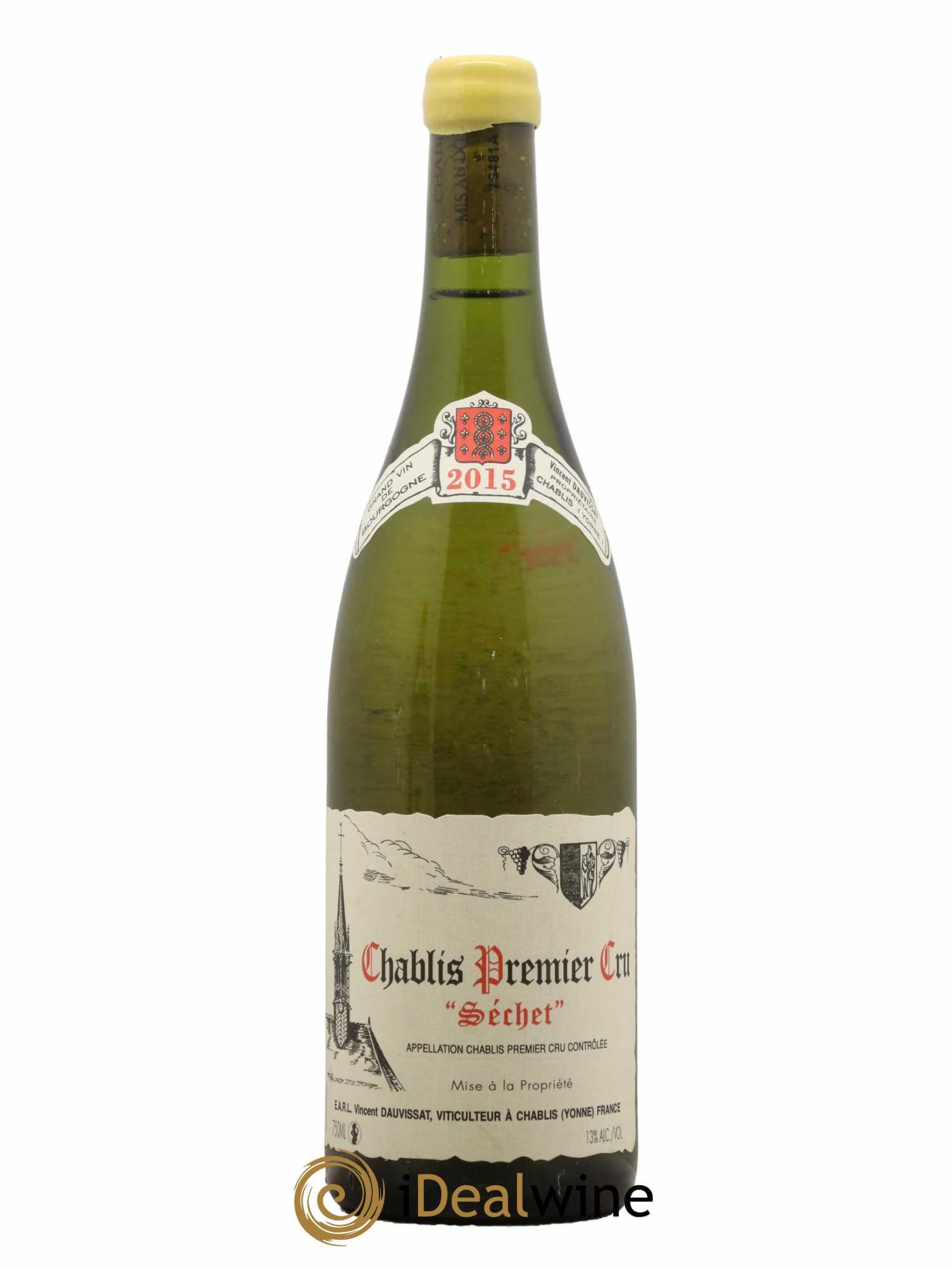 Chablis 1er Cru Séchet Vincent Dauvissat (Domaine) 2015 - Lot de 1 bouteille - 0