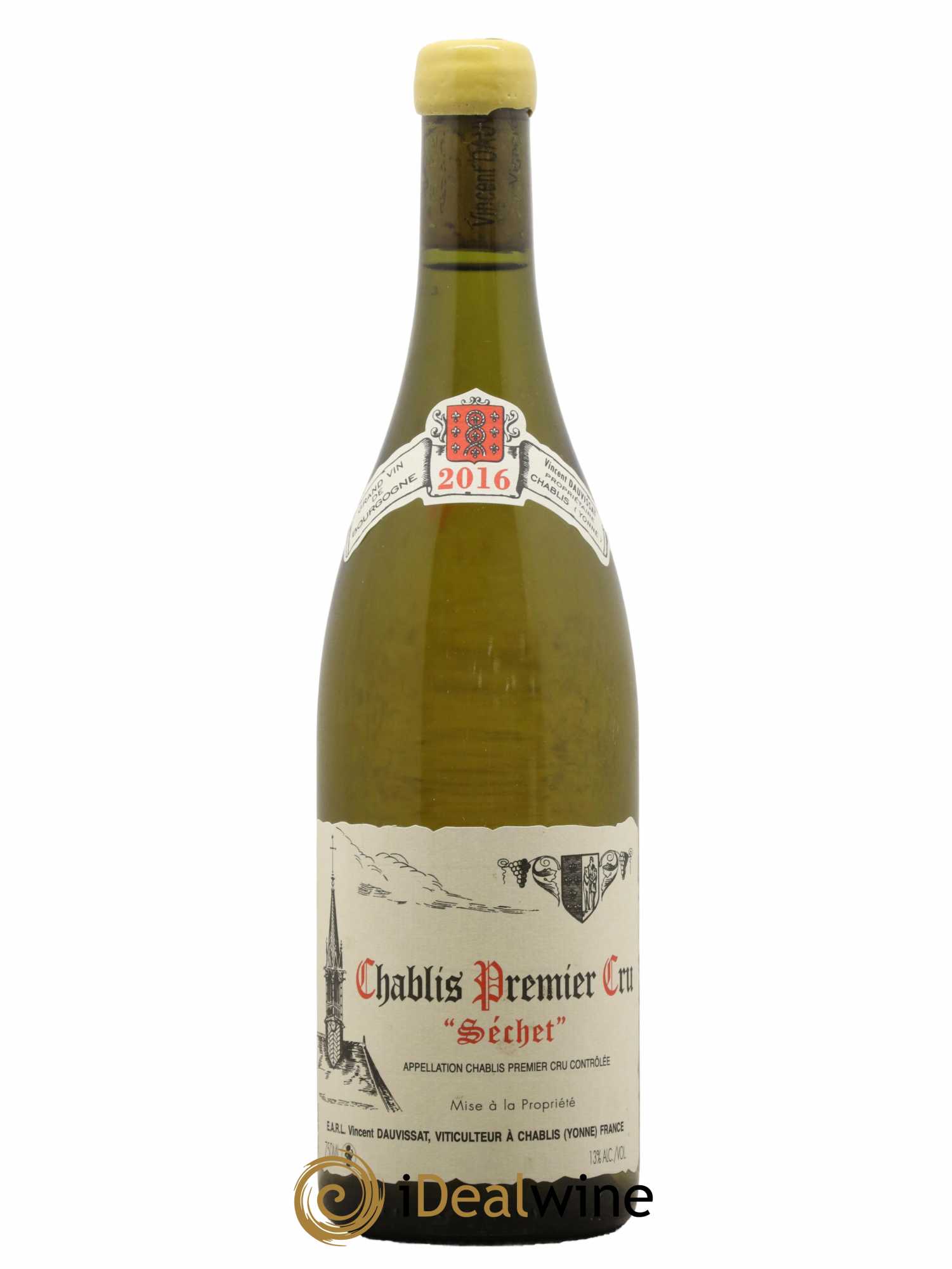 Chablis 1er Cru Séchet Vincent Dauvissat (Domaine) 2016 - Lot de 1 bouteille - 0