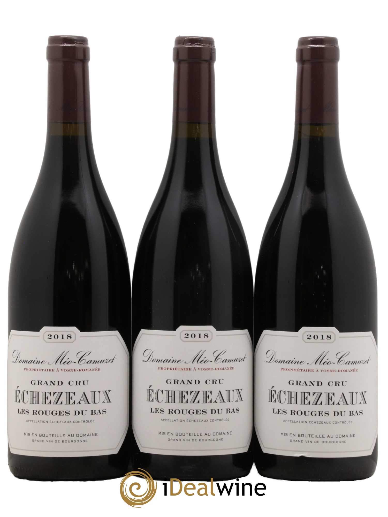 Echezeaux Grand Cru Les Rouges du Bas Méo-Camuzet (Domaine) 2018 - Posten von 3 Flaschen - 0