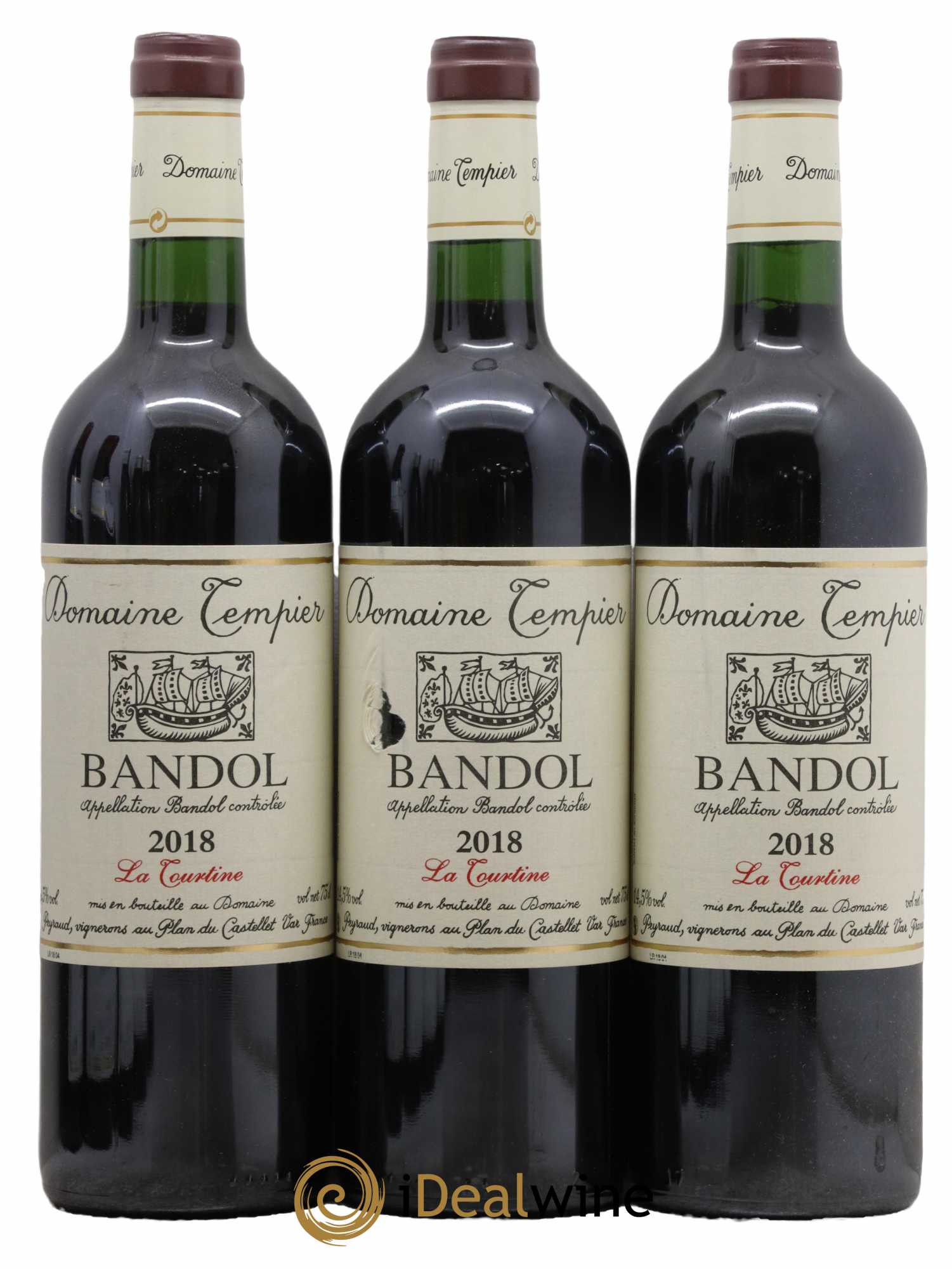 Bandol Domaine Tempier La Tourtine Famille Peyraud 2018 - Lot de 3 bouteilles - 0