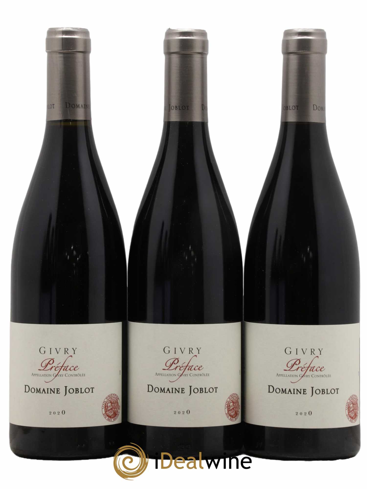 Givry Préface Joblot (Domaine) 2020 - Lot de 3 bouteilles - 0