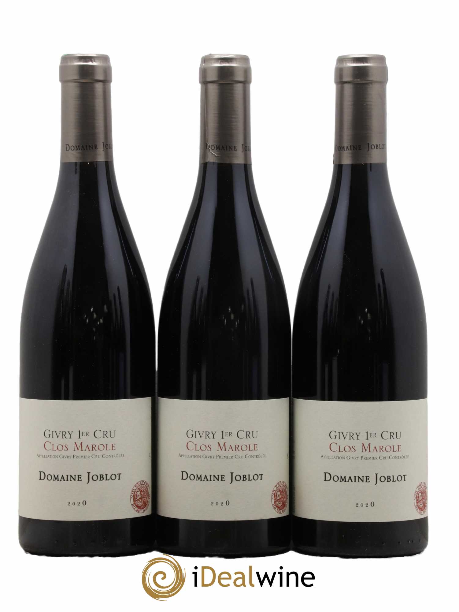 Givry 1er Cru Clos Marole Joblot (Domaine) 2020 - Lot de 3 bouteilles - 0