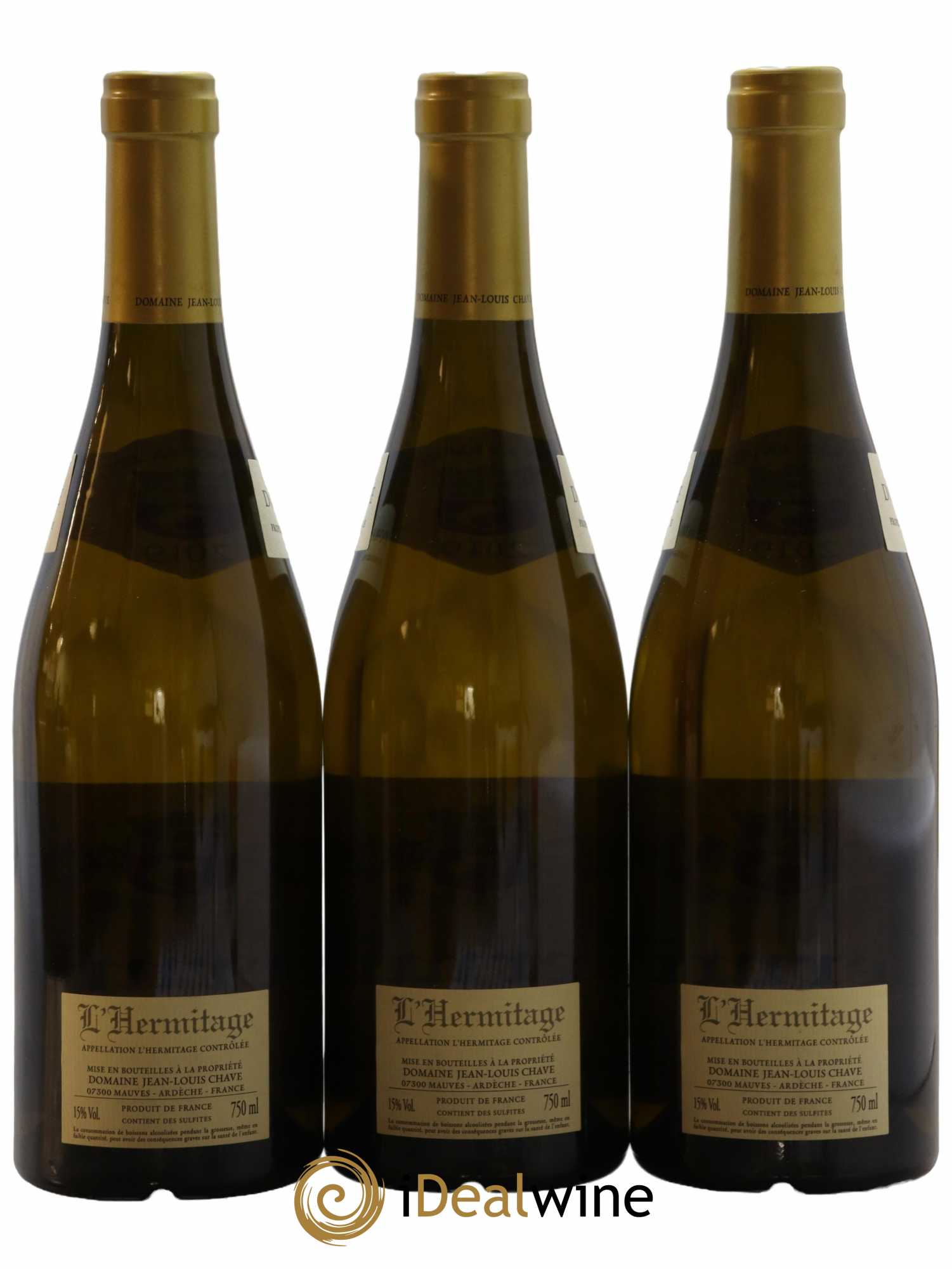 Hermitage Jean-Louis Chave 2019 - Lot de 3 bouteilles - 1