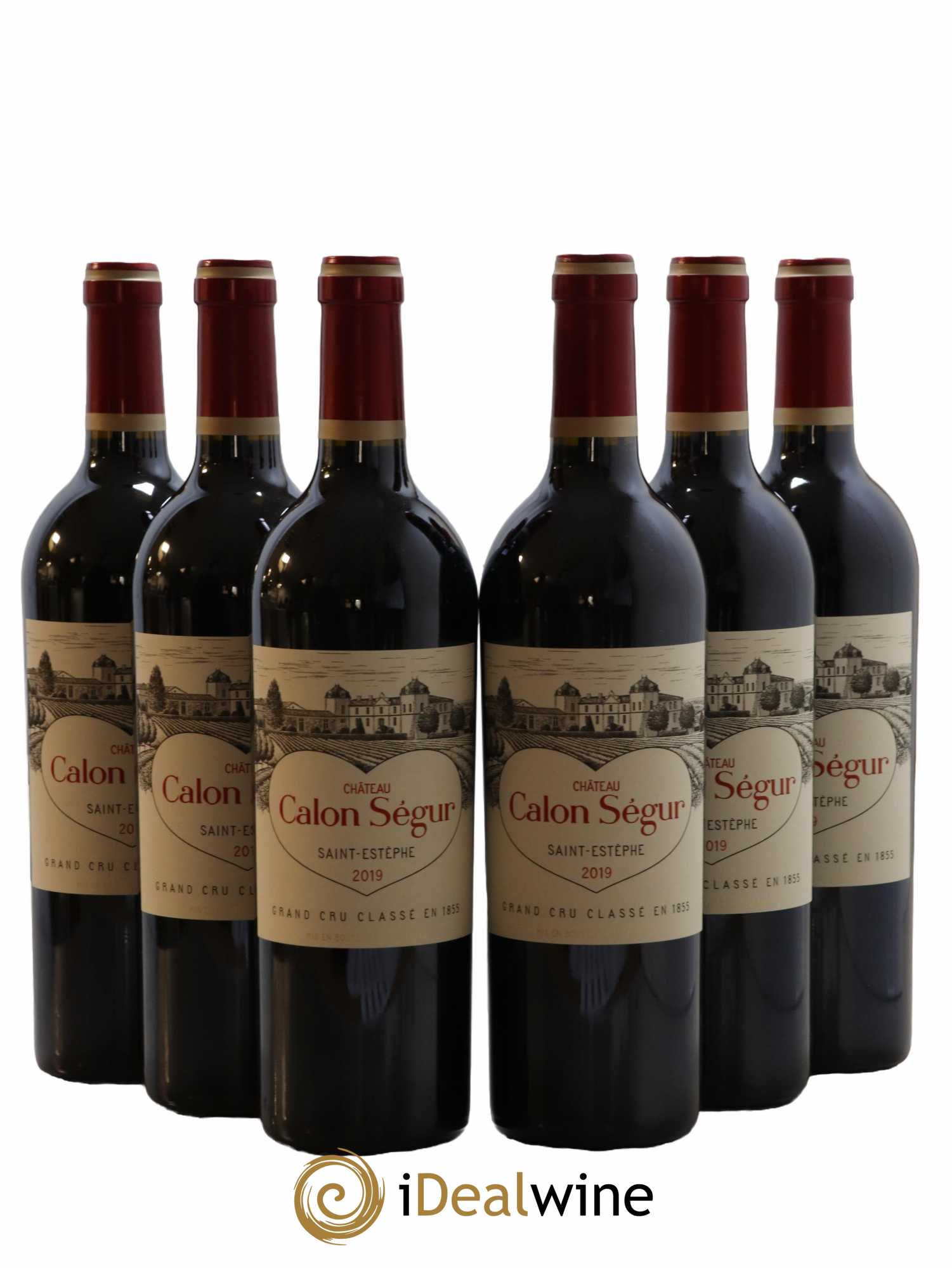 Château Calon Ségur 3ème Grand Cru Classé 2019 - Lot de 6 bouteilles - 0