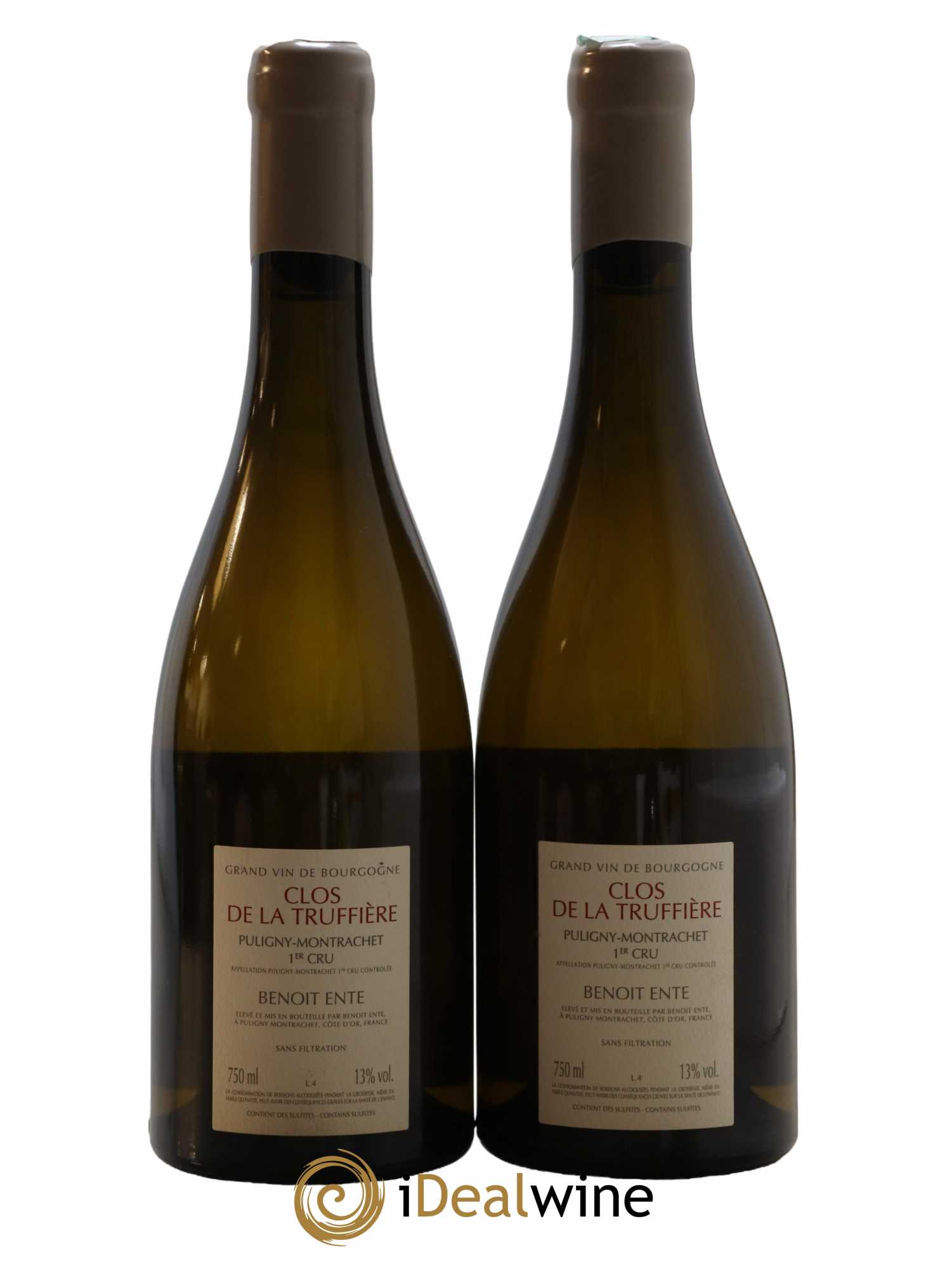 Puligny-Montrachet 1er Cru Clos de la Truffière Benoit Ente 2019 - Lot de 2 bouteilles - 1