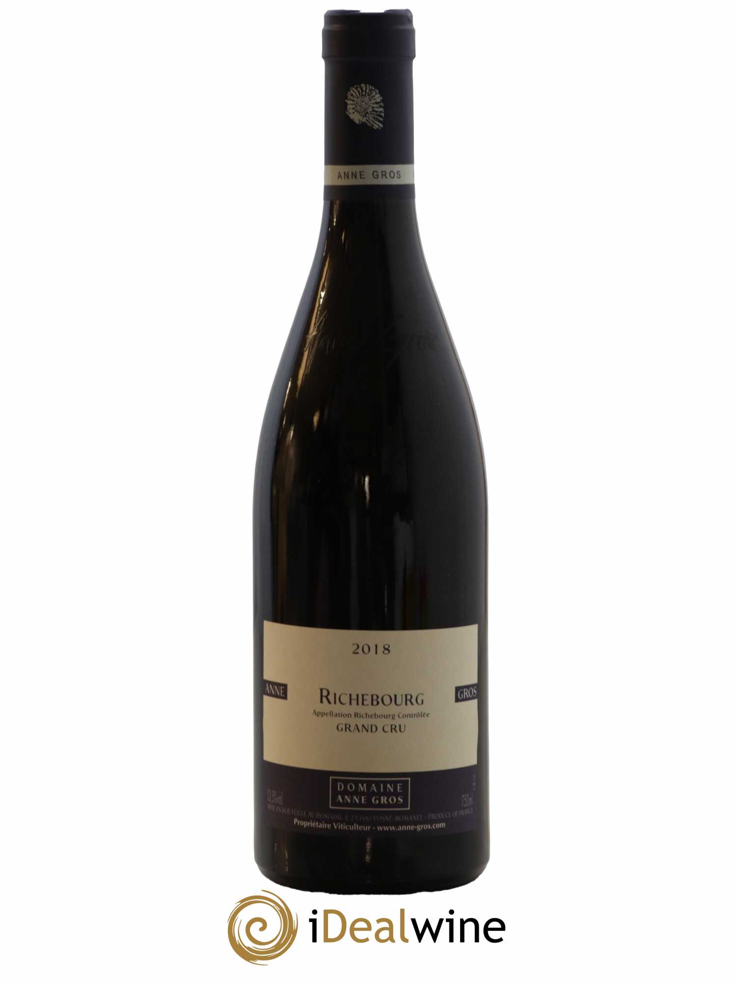 Richebourg Grand Cru Anne Gros 2018 - Lot de 1 bouteille - 0