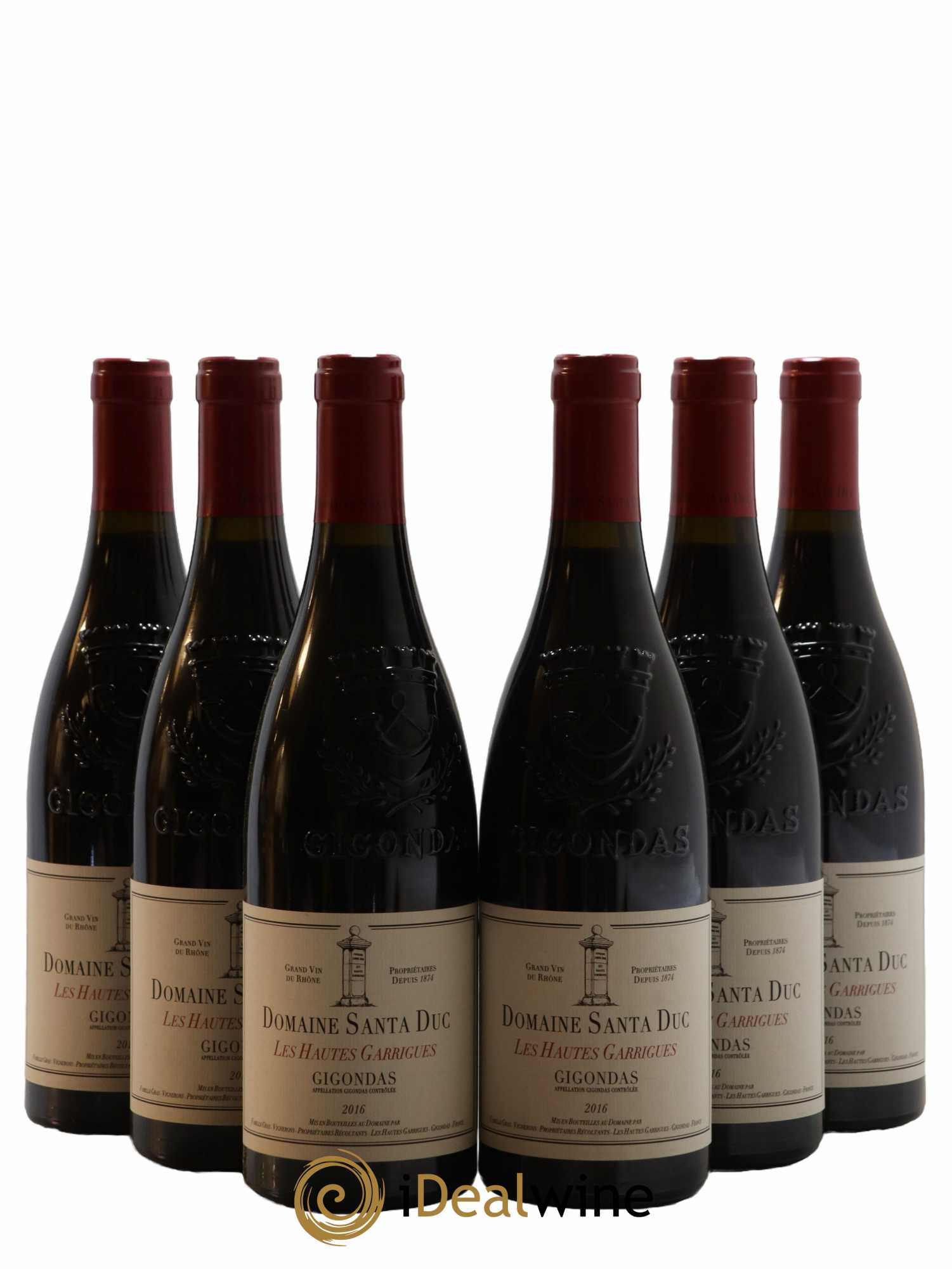 Gigondas Santa Duc (Domaine) Hautes Garrigues Famille Gras 2016 - Lot de 6 bouteilles - 0