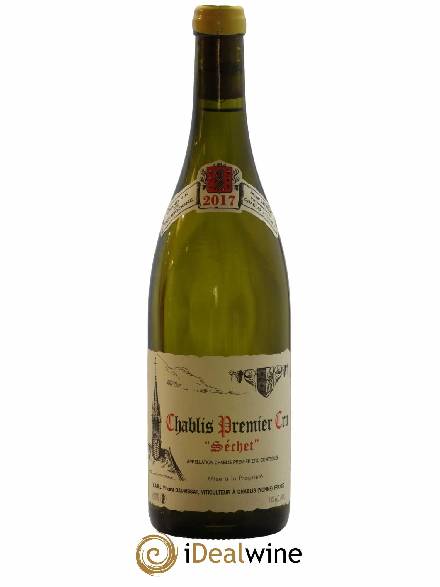 Chablis 1er Cru Séchet Vincent Dauvissat (Domaine) 2017 - Lot de 1 bouteille - 0
