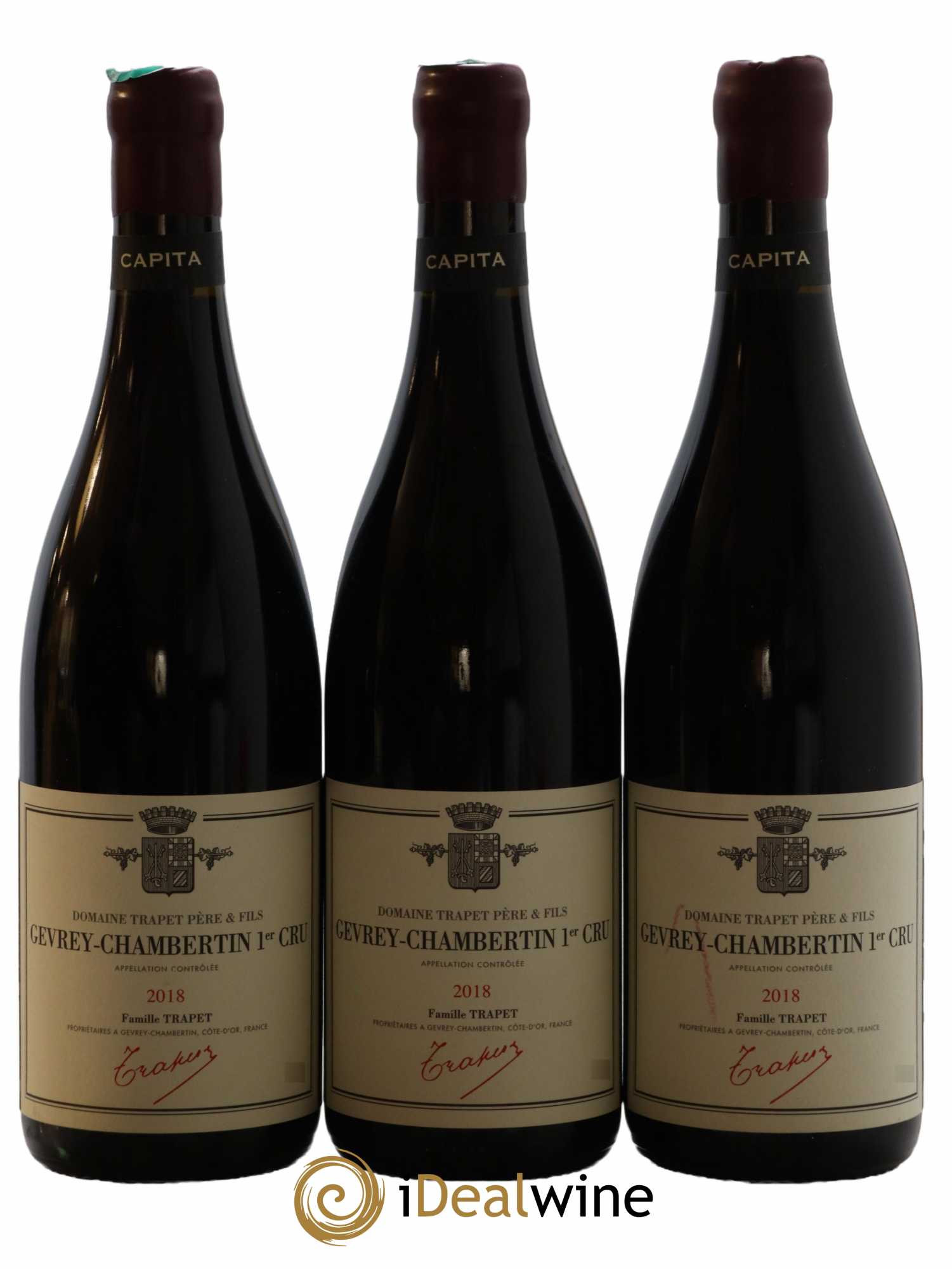 Gevrey-Chambertin 1er Cru Capita Domaine Trapet 2018 - Lot de 3 bouteilles - 0