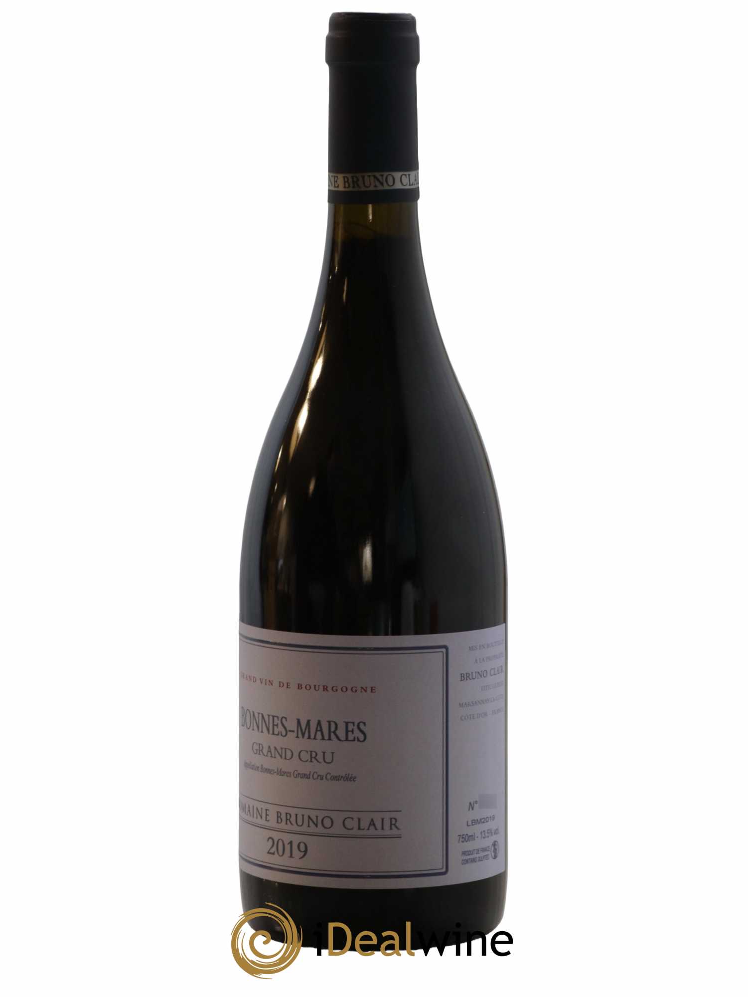 Bonnes-Mares Grand Cru Bruno Clair (Domaine) 2019 - Lot de 1 bouteille - 1
