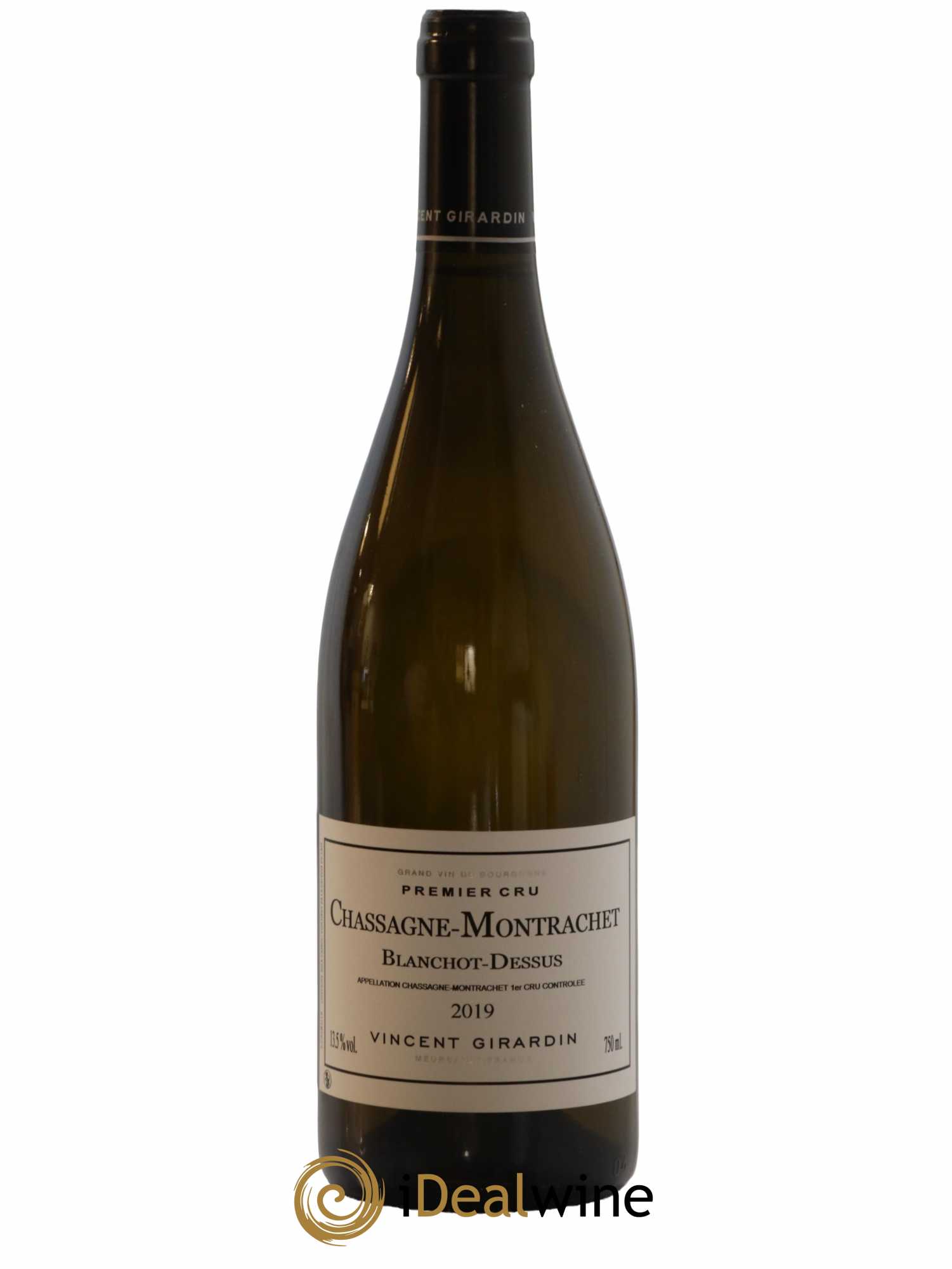Chassagne-Montrachet 1er Cru Blanchot Dessus Domaine Vincent Girardin 2019 - Lot de 1 bouteille - 0