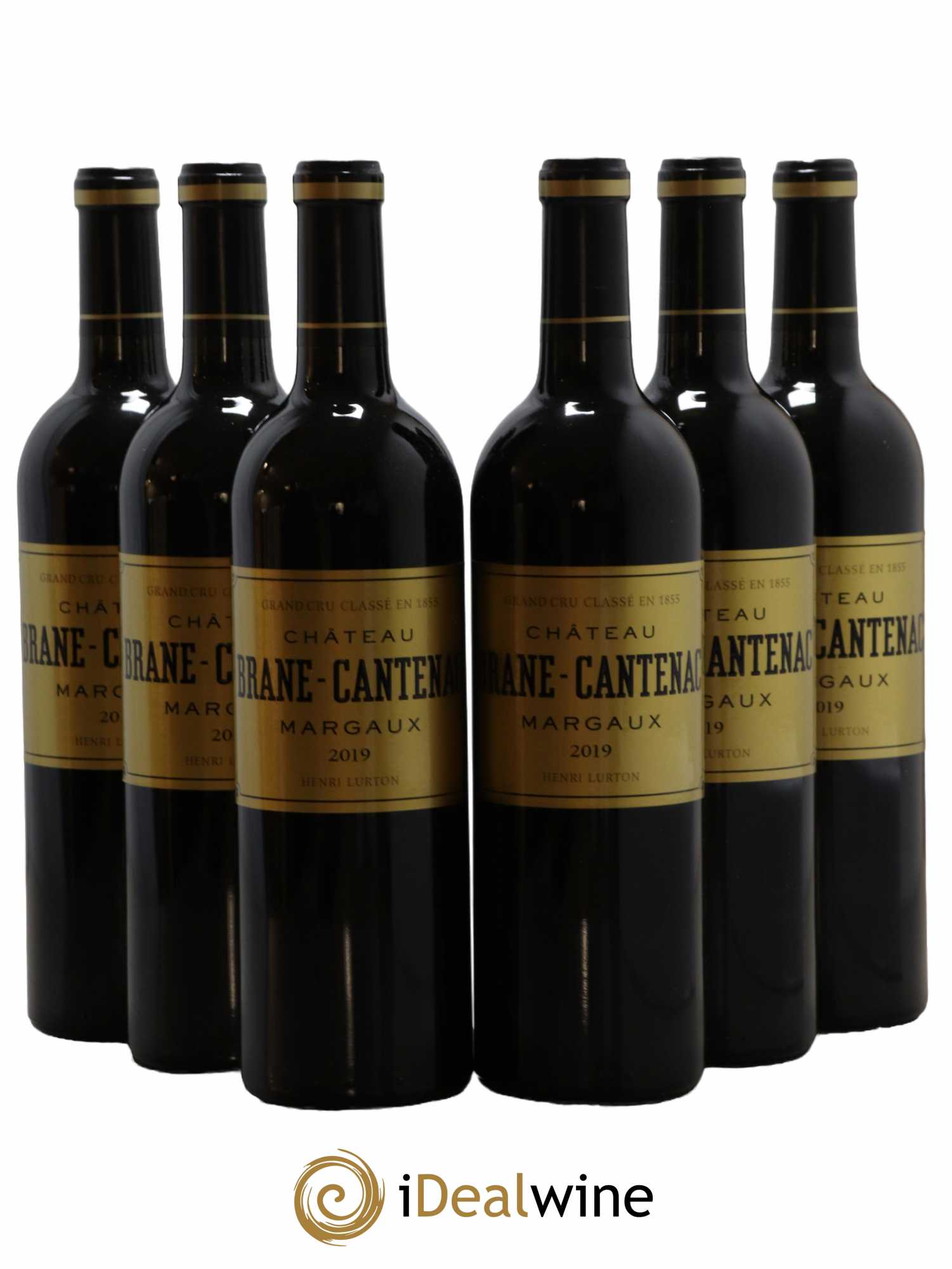 Château Brane Cantenac 2ème Grand Cru Classé 2019 - Lot de 6 bouteilles - 0
