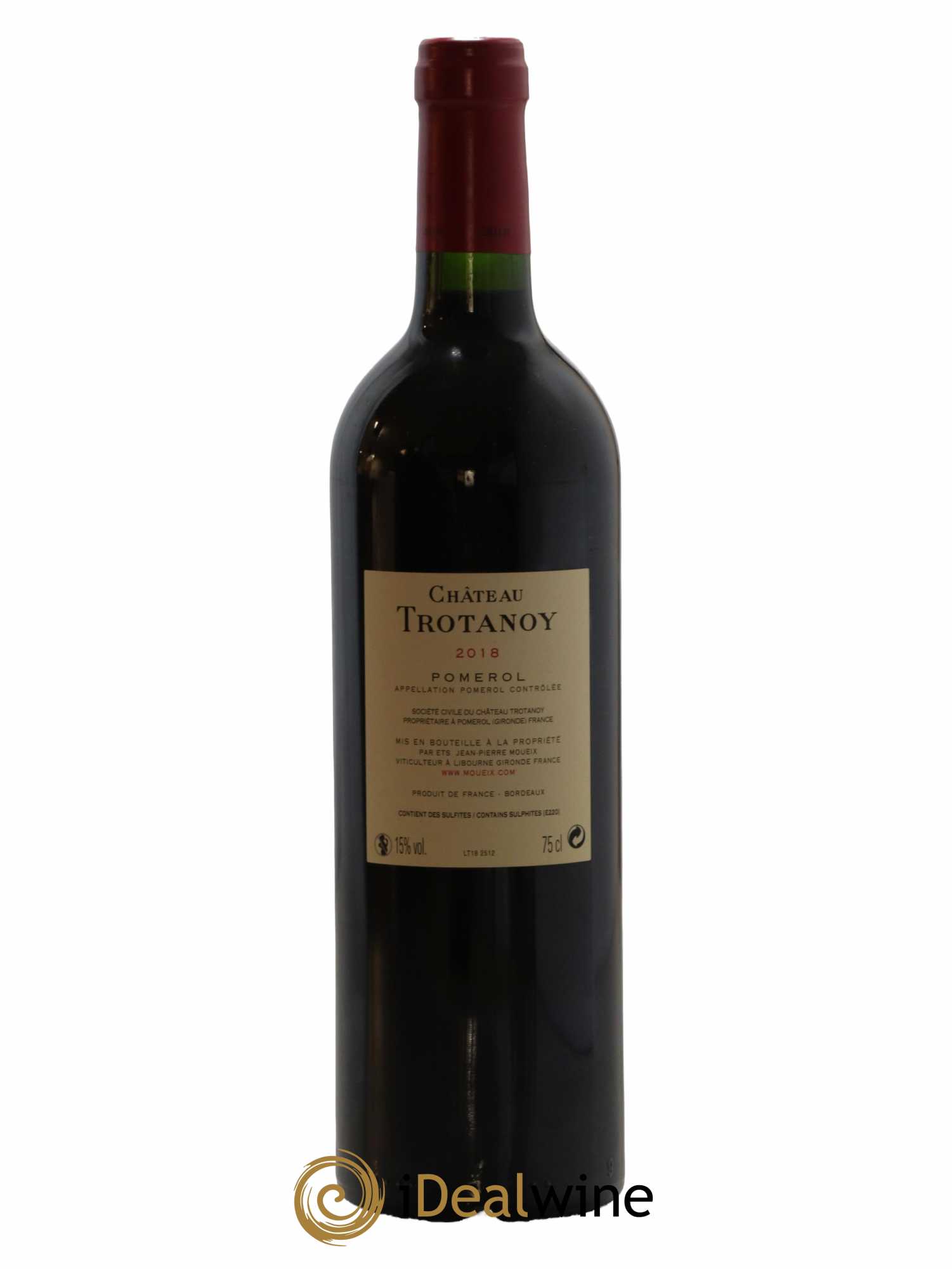 Château Trotanoy 2018 - Lot de 1 bouteille - 1
