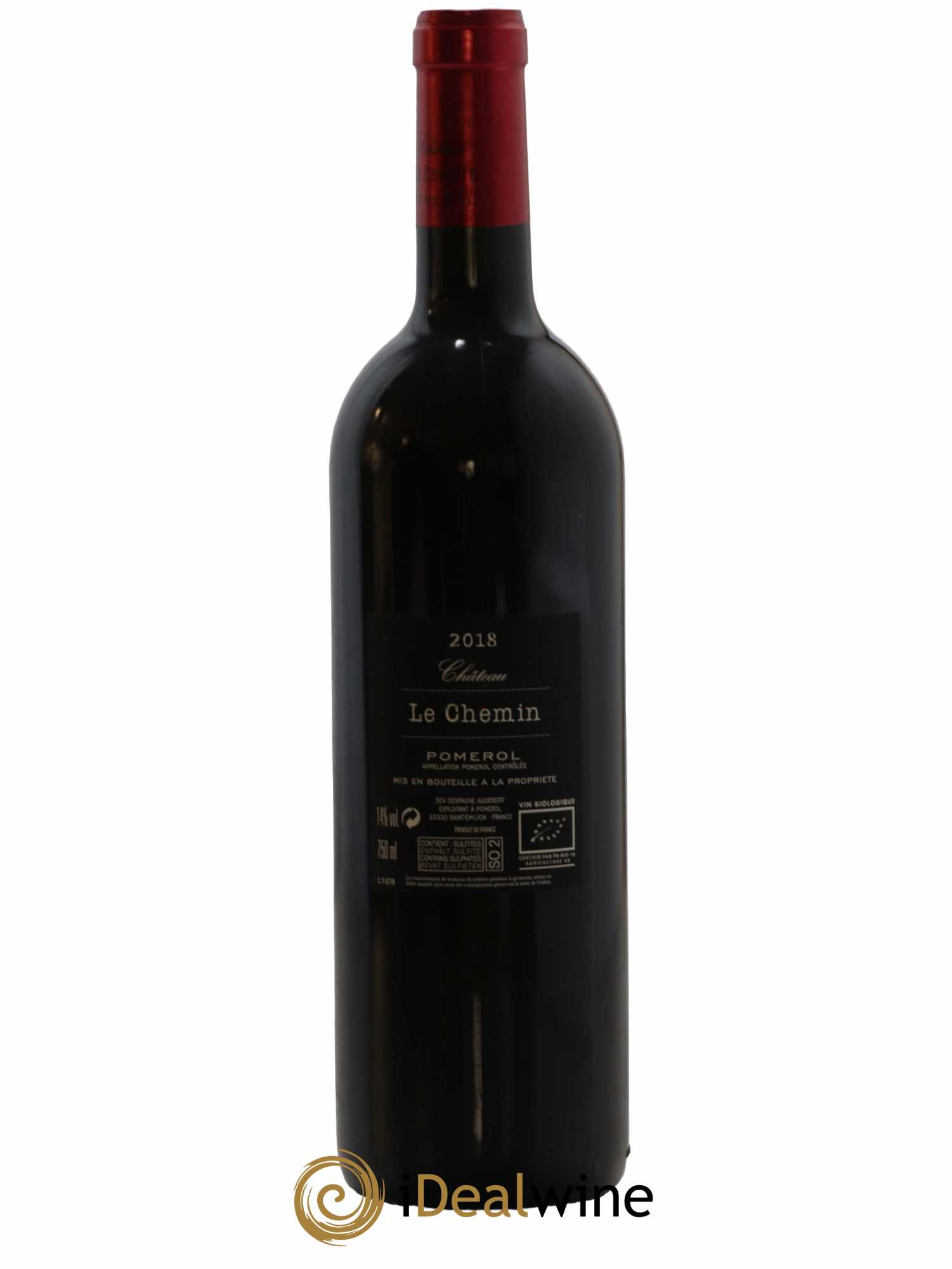 Château Le Chemin 2018 - Lot de 1 bouteille - 1