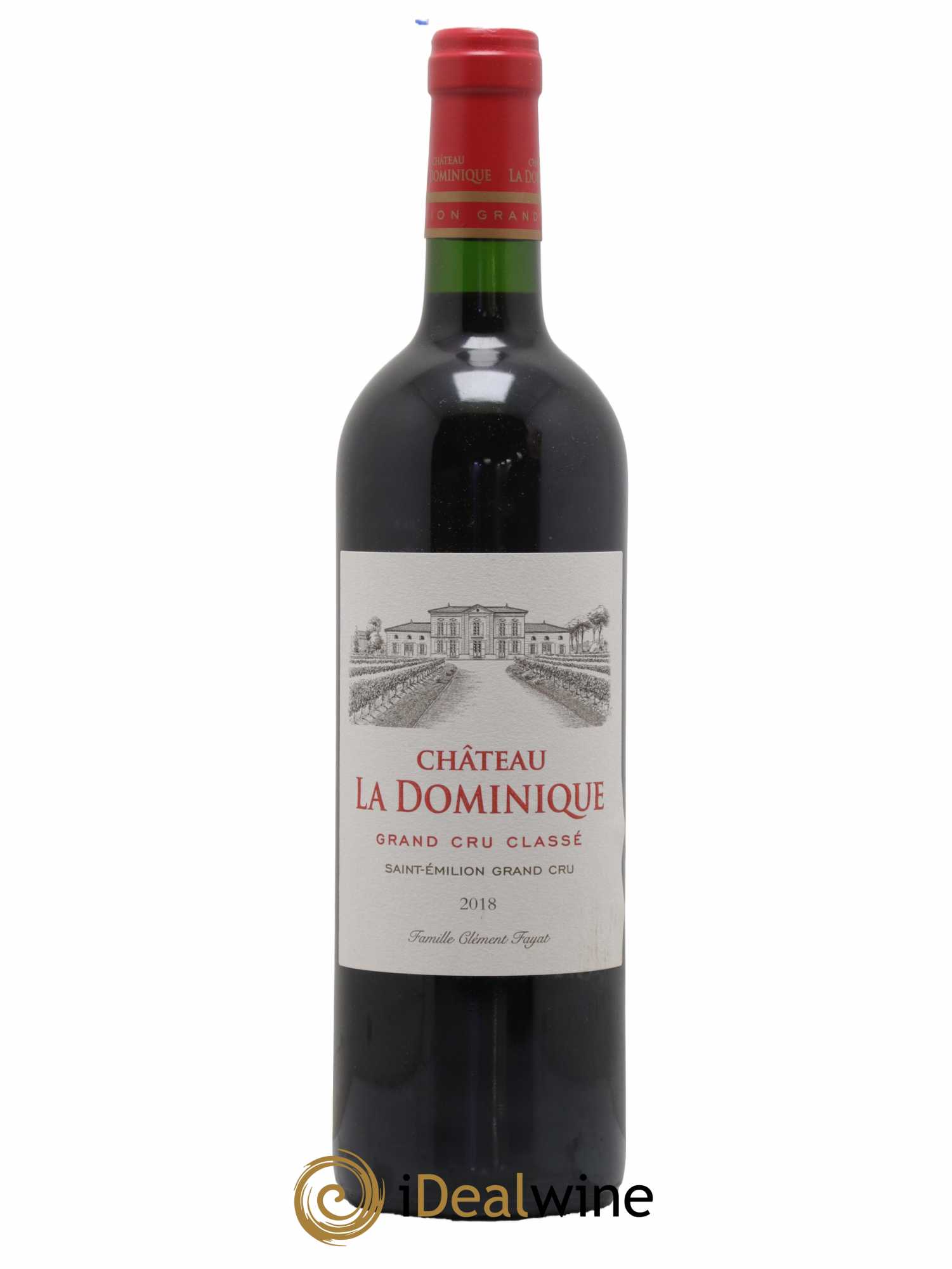 Château la Dominique Grand Cru Classé 2018 - Lot de 1 bouteille - 0