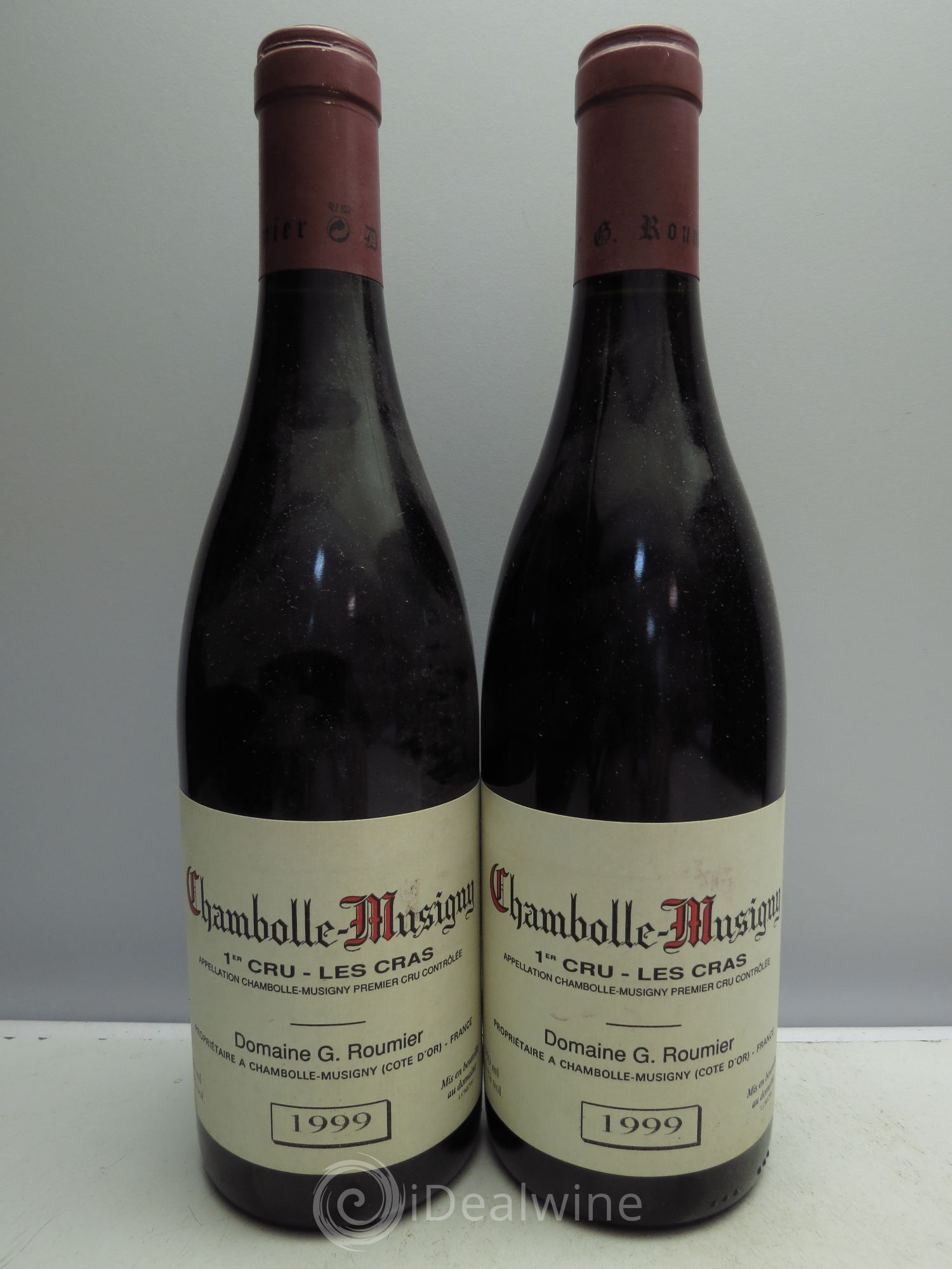 Chambolle-Musigny 1er Cru Les Cras Georges Roumier (Domaine) 1999 - Lot de 2 bouteilles - 0