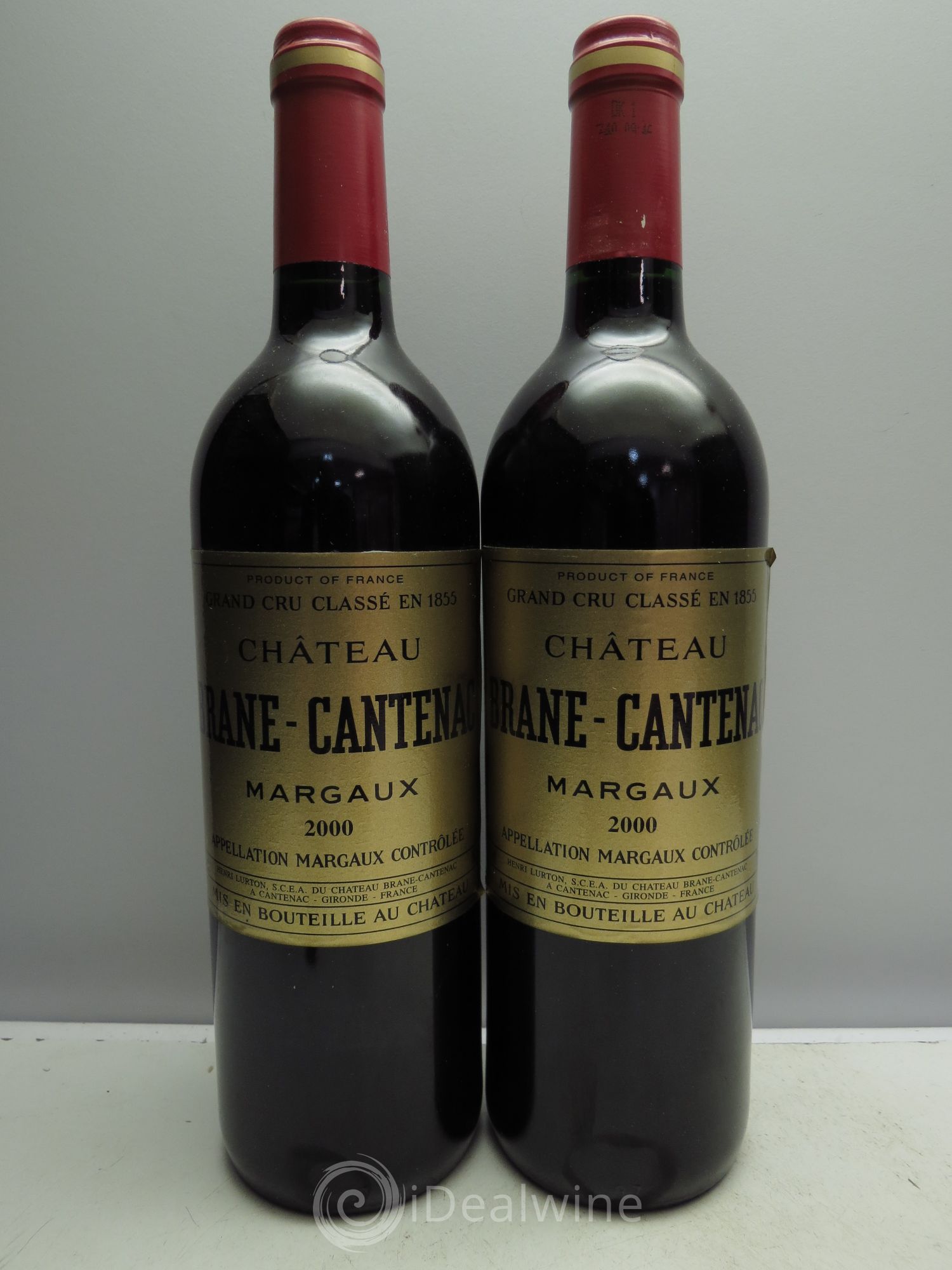 Château Brane Cantenac 2ème Grand Cru Classé 2000 - Lot de 2 bouteilles - 0