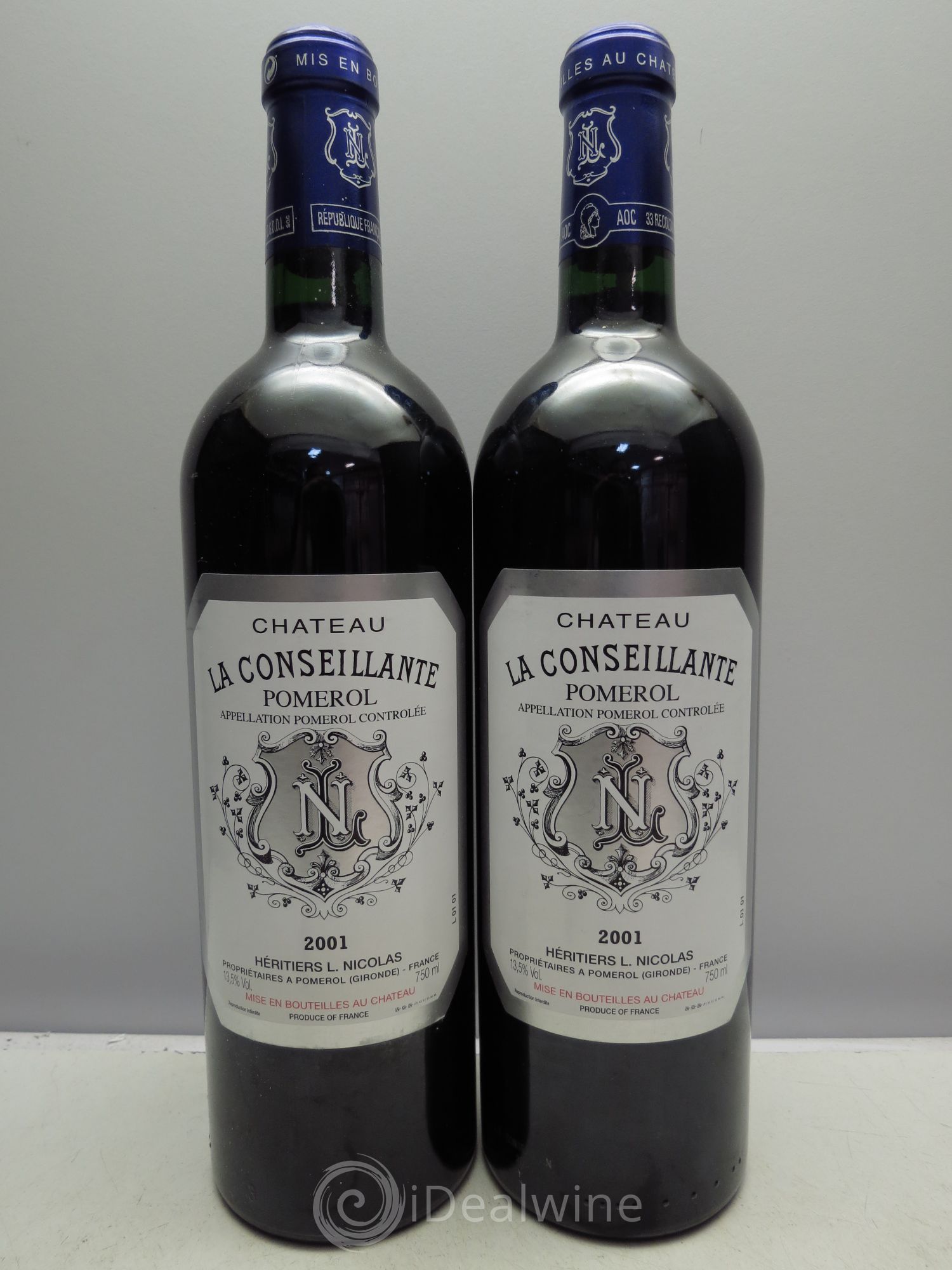 Château la Conseillante 2001 - Lot de 2 bouteilles - 0
