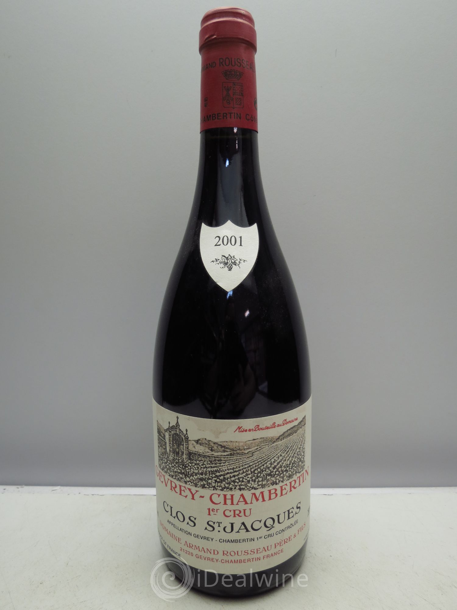 Gevrey-Chambertin 1er Cru Clos Saint-Jacques Armand Rousseau (Domaine) 2001 - Lot de 1 bouteille - 0