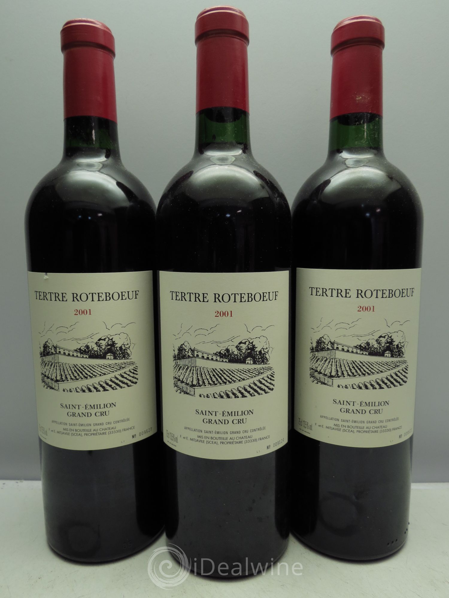 Château Tertre Roteboeuf 2001 - Posten von 3 Flaschen - 0