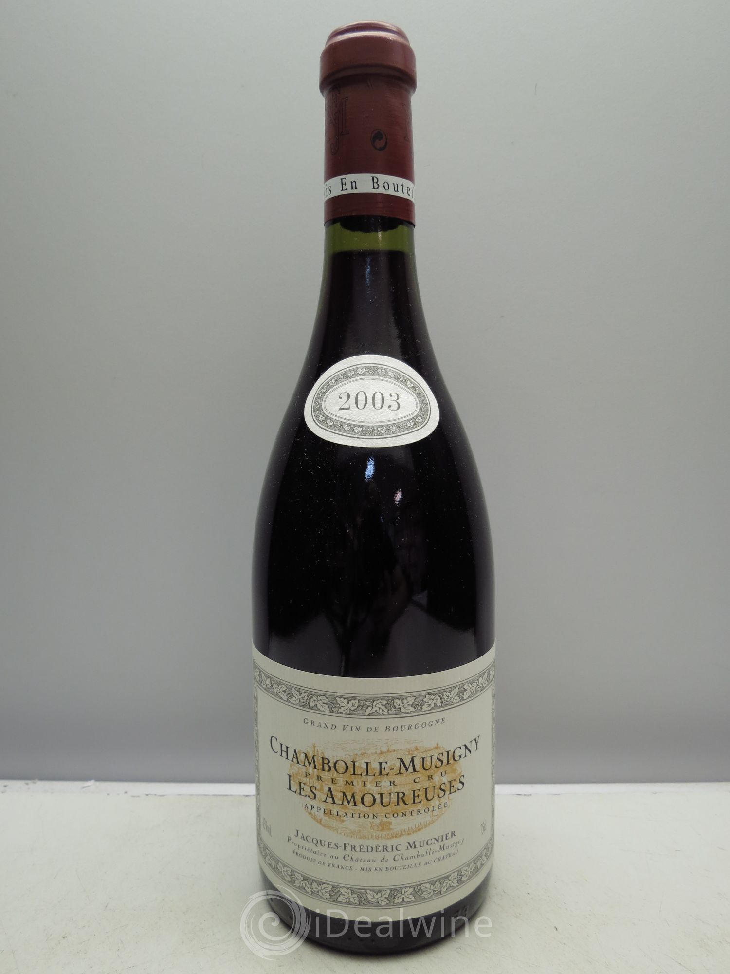 Chambolle-Musigny 1er Cru Les Amoureuses Jacques-Frédéric Mugnier 2003 - Lot de 1 bouteille - 0