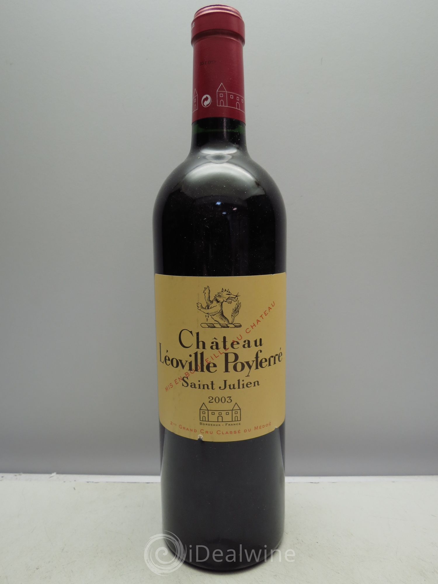 Château Léoville Poyferré 2ème Grand Cru Classé 2003 - Lot de 6 bouteilles - 0