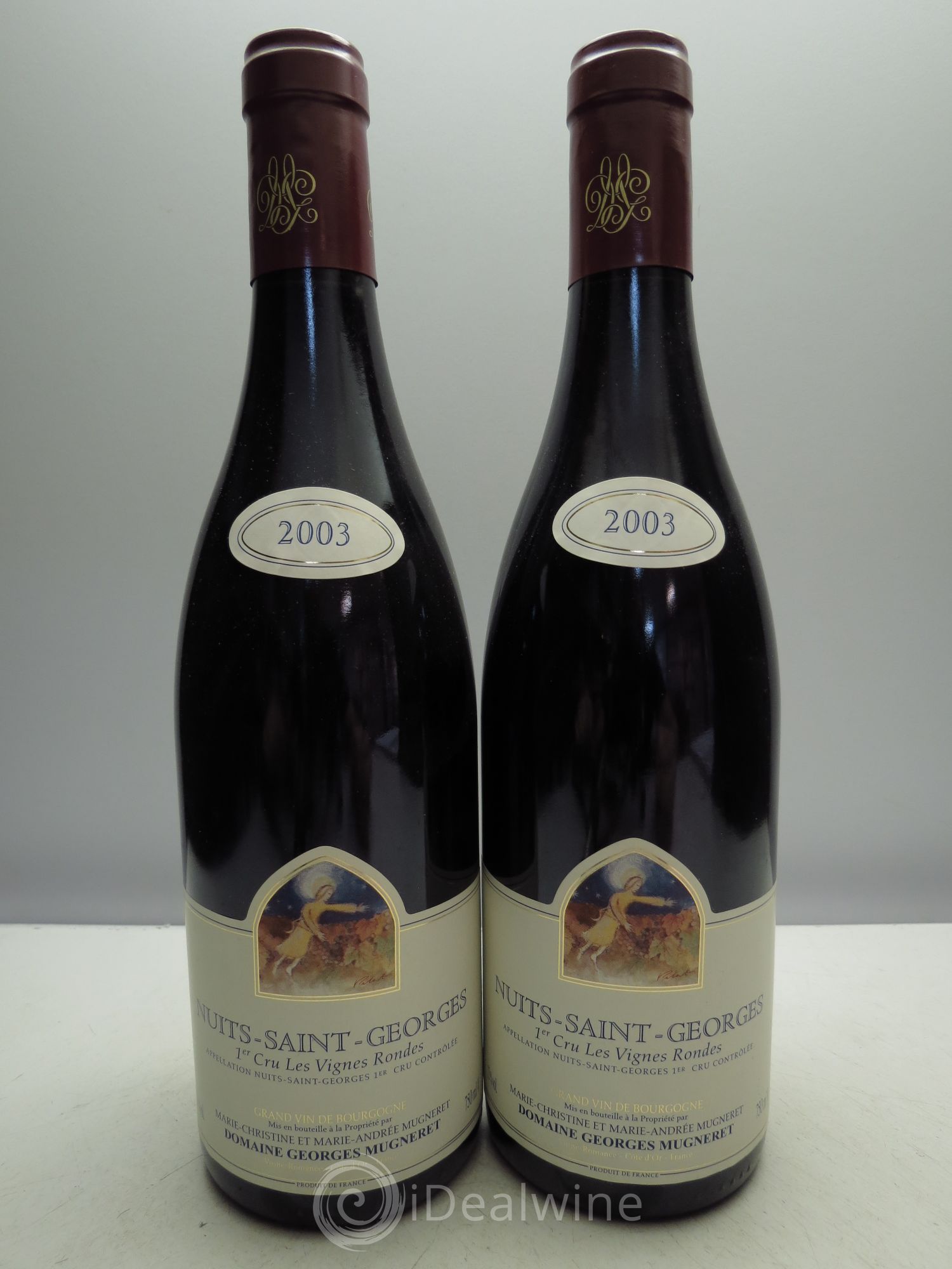 Nuits-Saint-Georges 1er Cru Mugneret-Gibourg 2003 - Posten von 2 Flaschen - 0