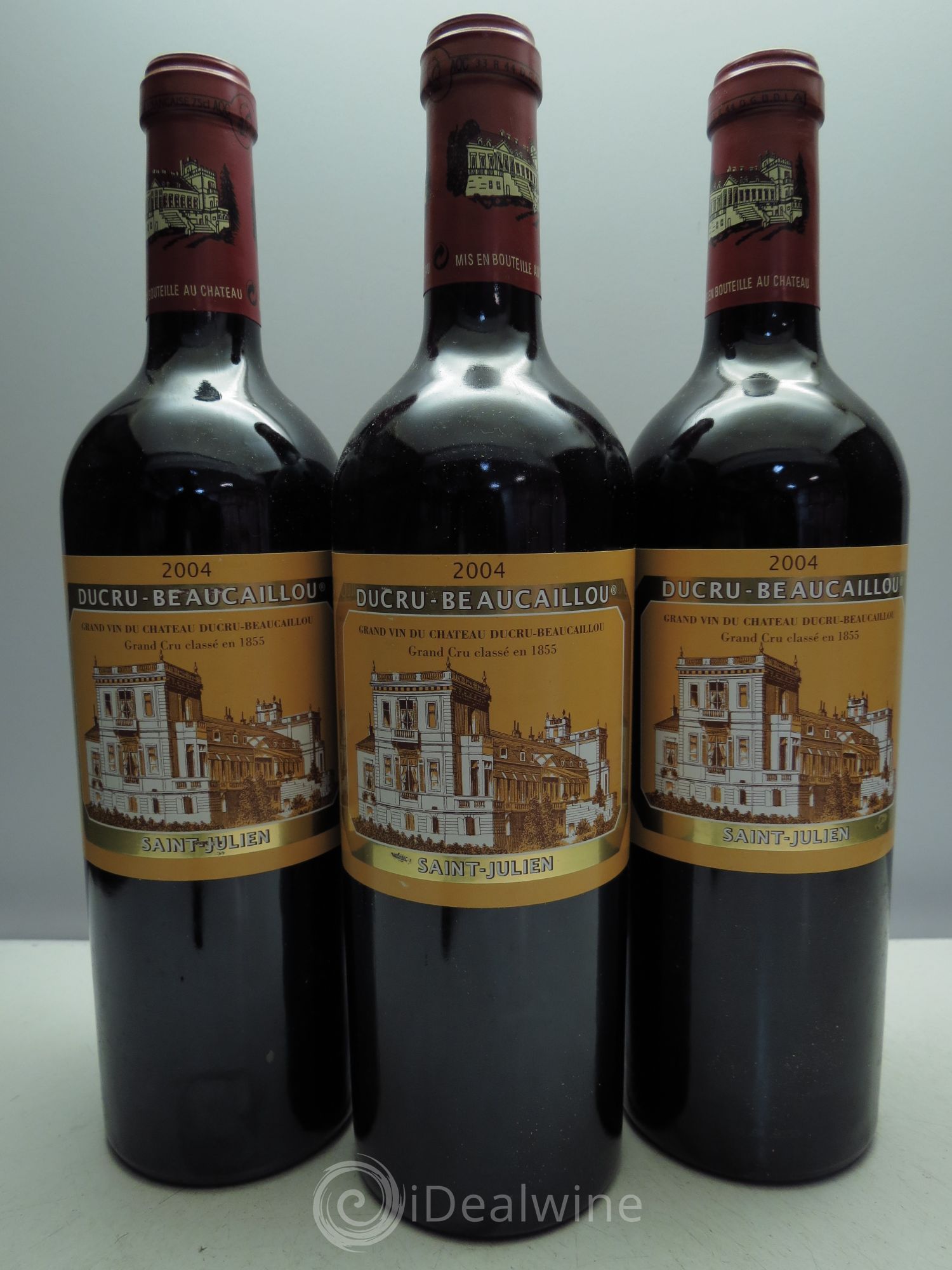 Château Ducru Beaucaillou 2ème Grand Cru Classé 2004 - Lot de 3 bouteilles - 0