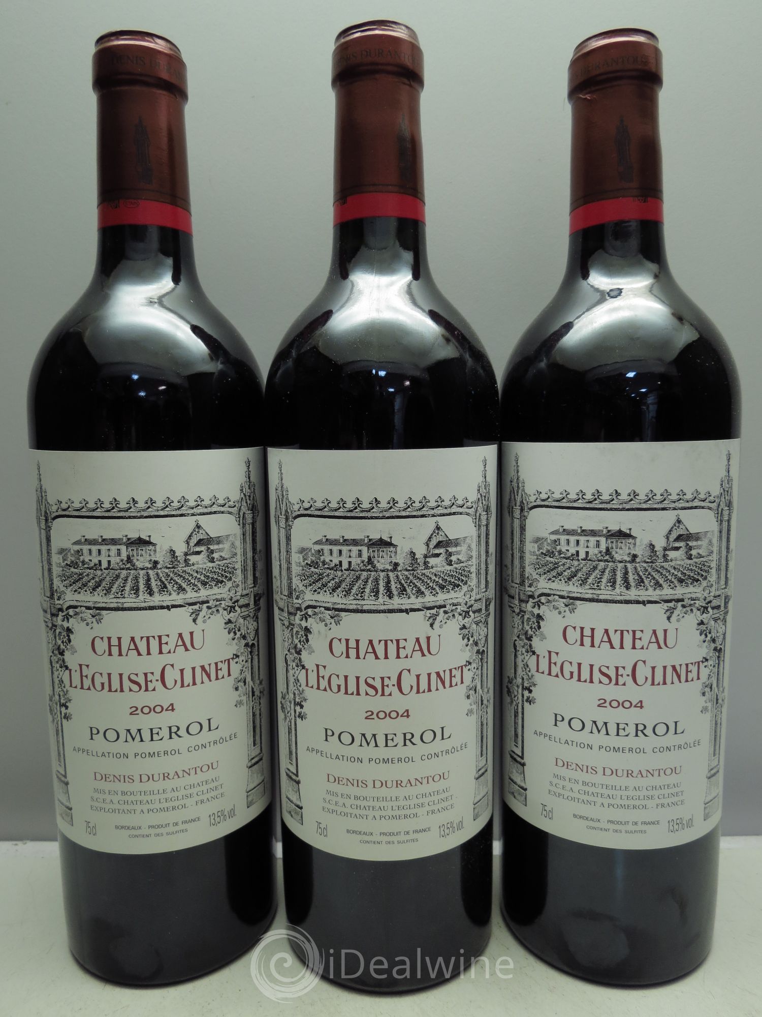 Château l' Église Clinet 2004 - Lot de 3 bouteilles - 0