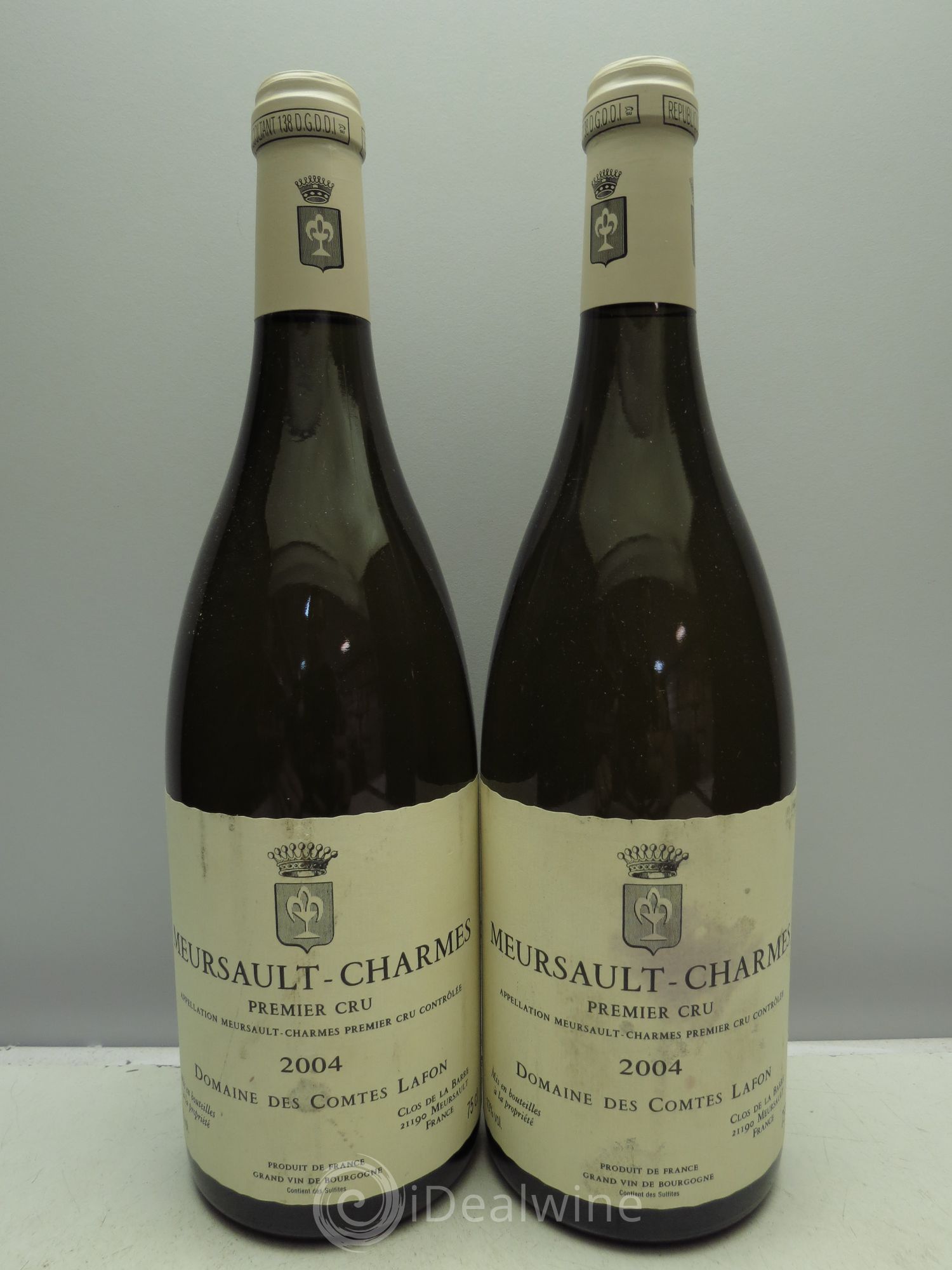 Meursault 1er Cru Charmes Comtes Lafon (Domaine des) 2004 - Lot de 2 bouteilles - 0